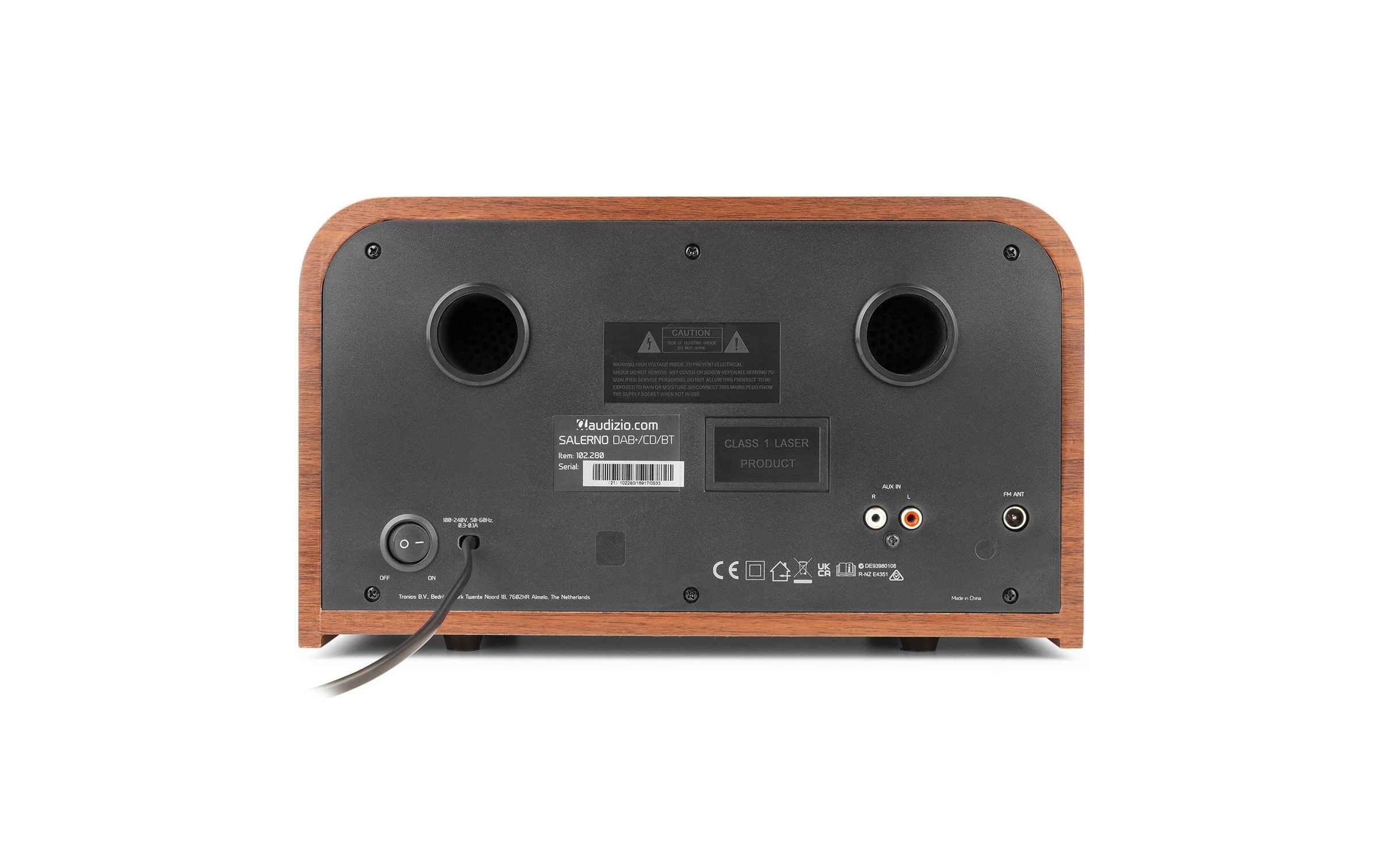 AUDIZIO CD-Radiorecorder »Salerno Braun« ( 50 W)