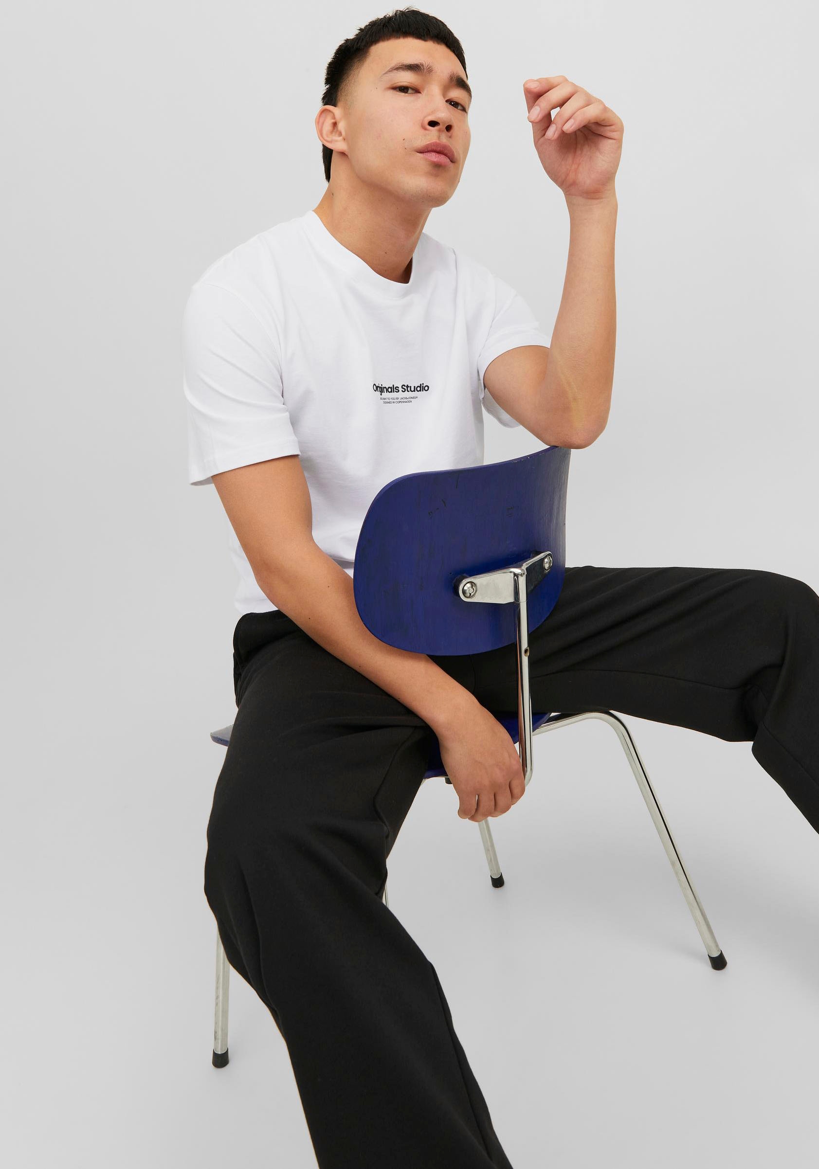 Jack & Jones Rundhalsshirt »JORVESTERBRO TEE SS CREW NECK NOOS«