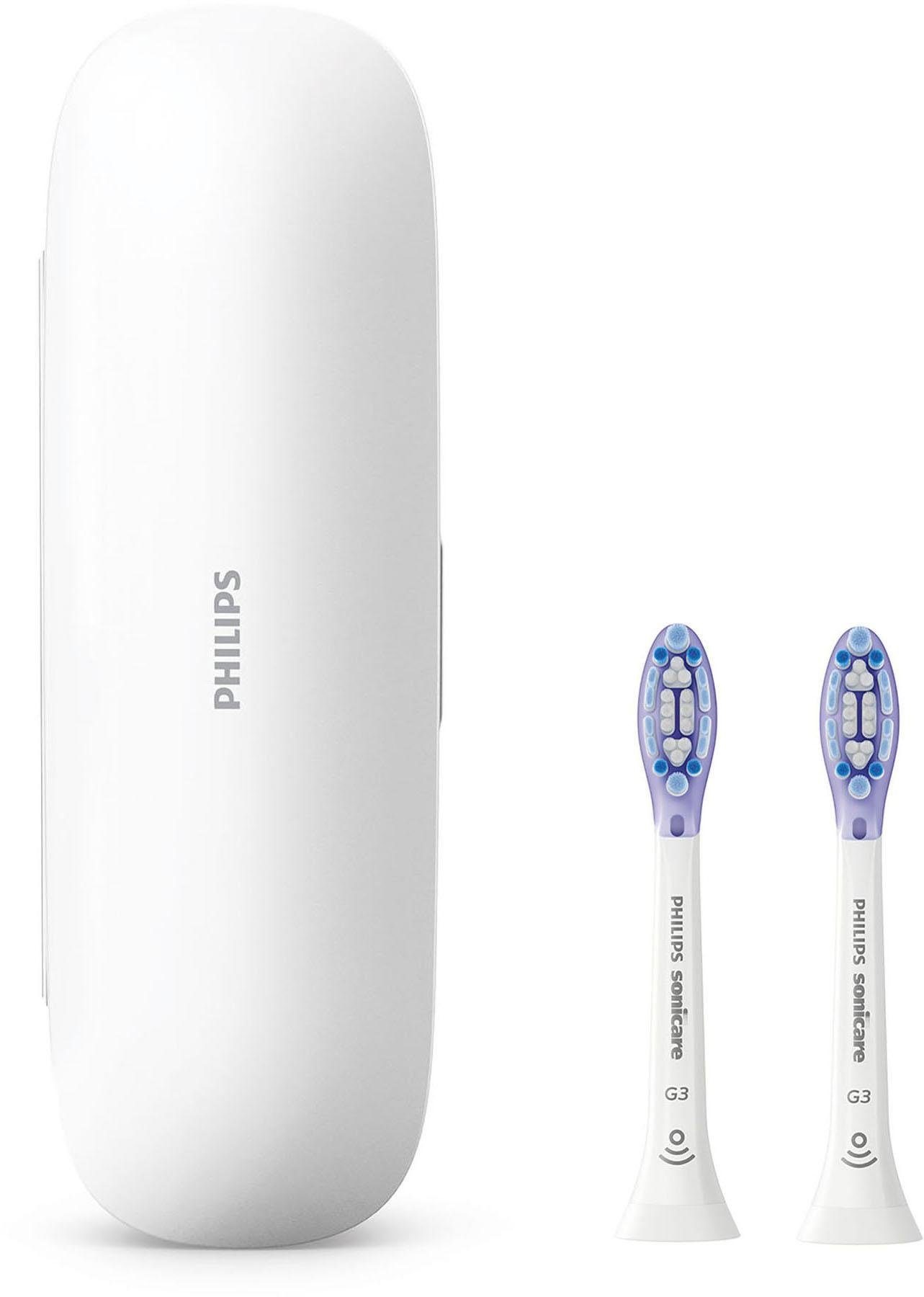 Philips Sonicare Elektrische Zahnbürste »HX9611/19«, 4 St. Aufsteckbürsten, ExpertClean 7300 Schallzahnbürste, mit 2 ExpertClean Handstücke