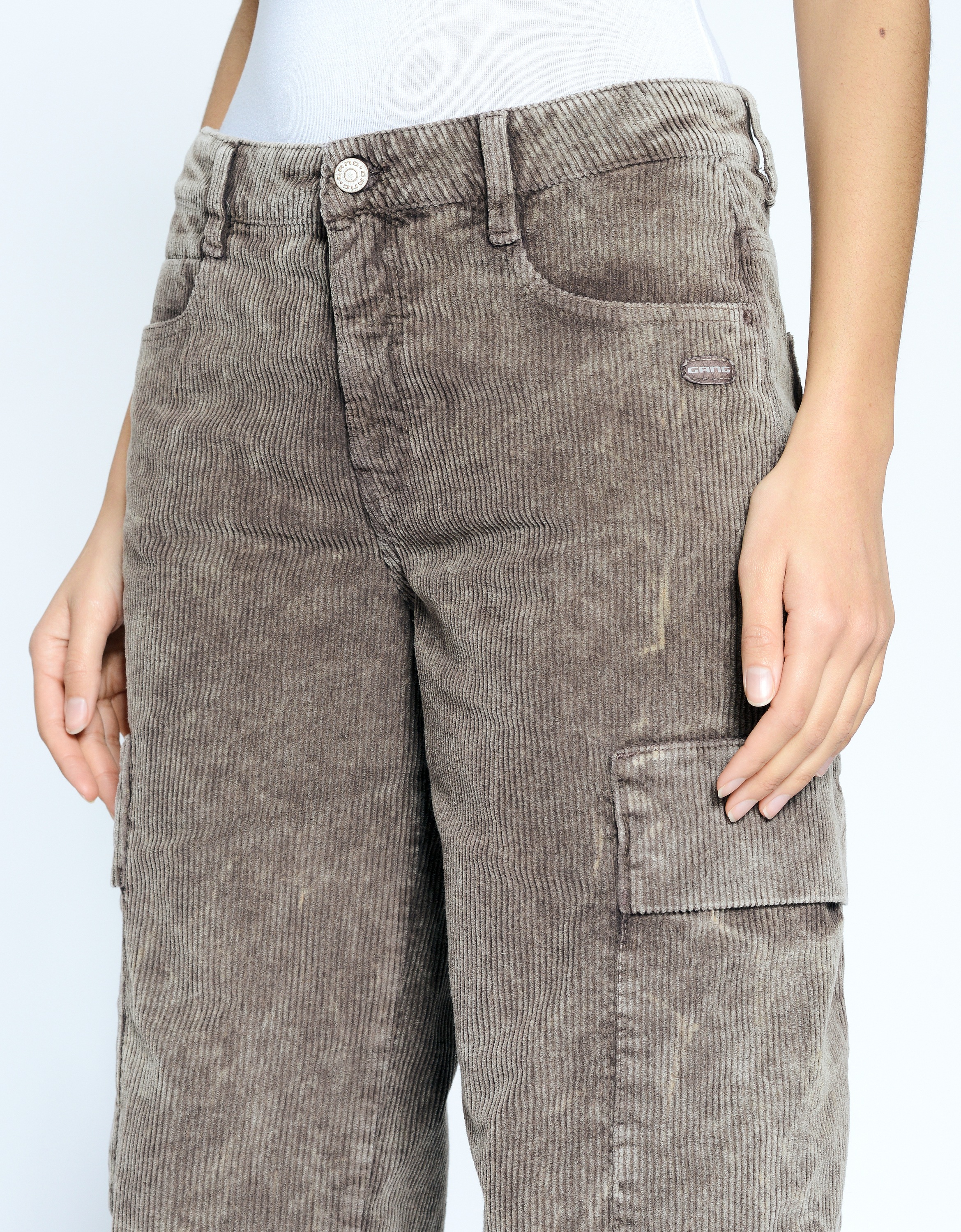 GANG Stoffhose »GANG Hosen Wide Fit 94CAROL CARGO«