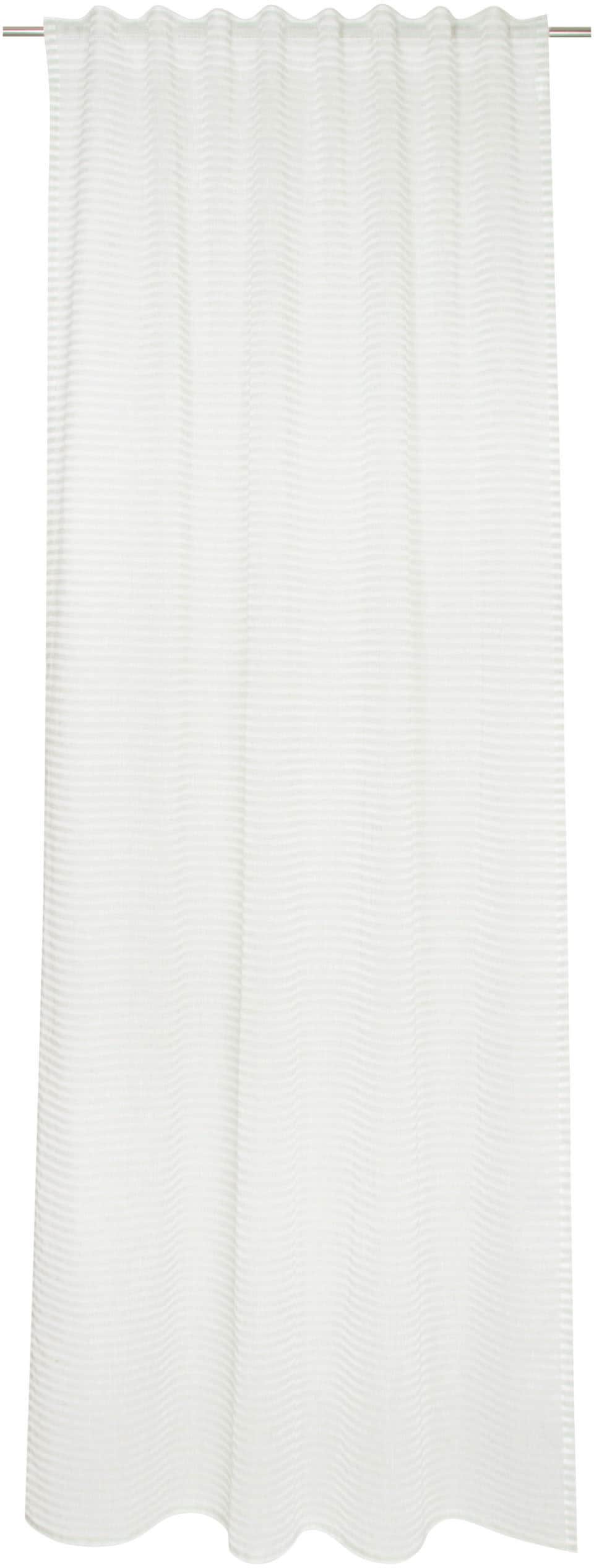 TOM TAILOR HOME Vorhang »Natural Stripe«, transparent BAUR | St.), (1