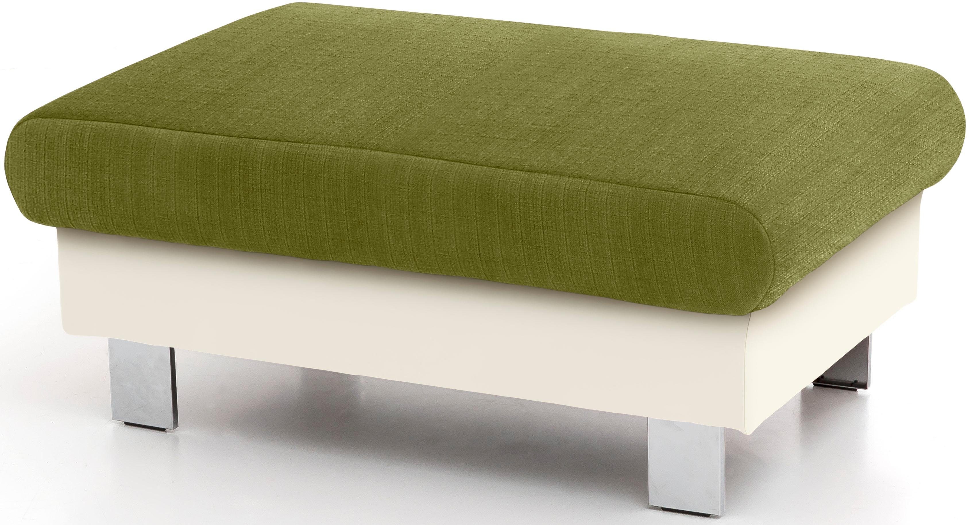 Thumbnail - COTTA Polstergarnitur "Komaris L-Form", (Set), Set bestehend aus: Ecksofa mit Kopfteilverstellung & Hocker