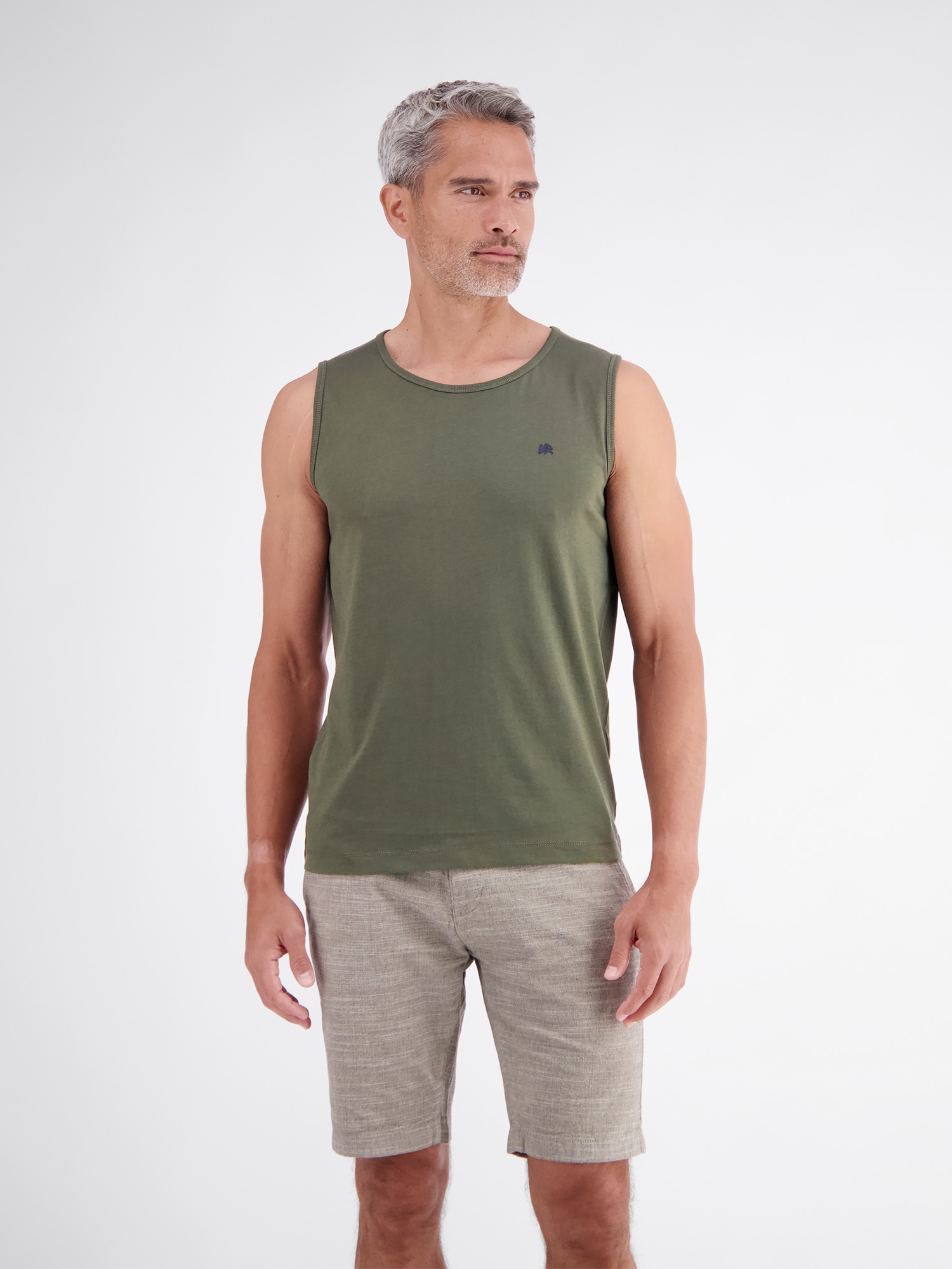 LERROS 1100000002199 "Sportliches Tanktop aus Baumwolle mit Rundhalskragen"