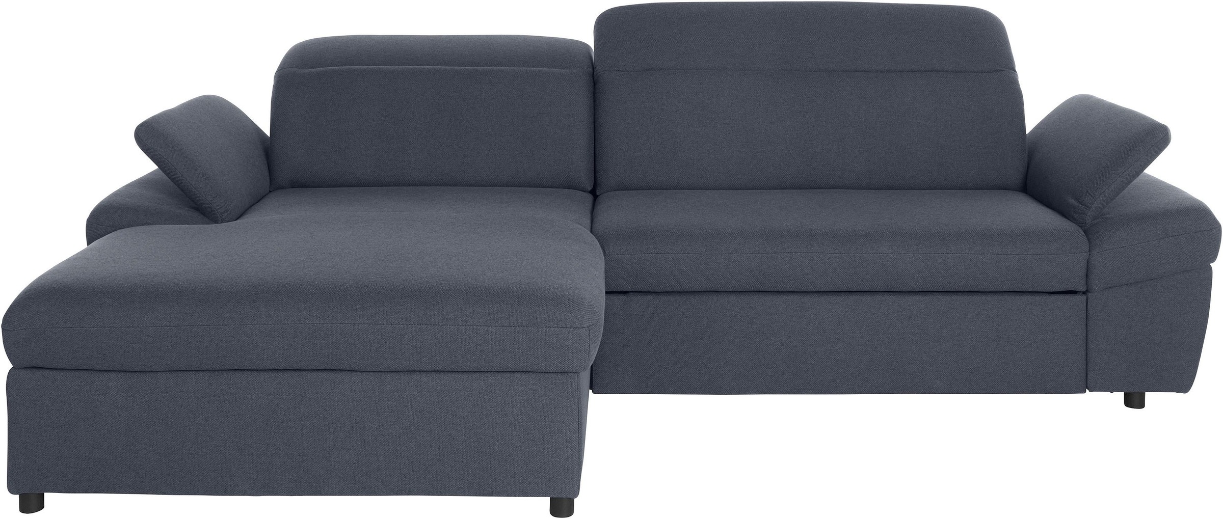 exxpo - sofa fashion Ecksofa »Kyoto, inkl. Kopfteil- und Armteilverstellung, hoher Sitzkomfort«, wahlweise mit Bettfunktion und Bettkasten, hochwertige Bezüge, L-Form