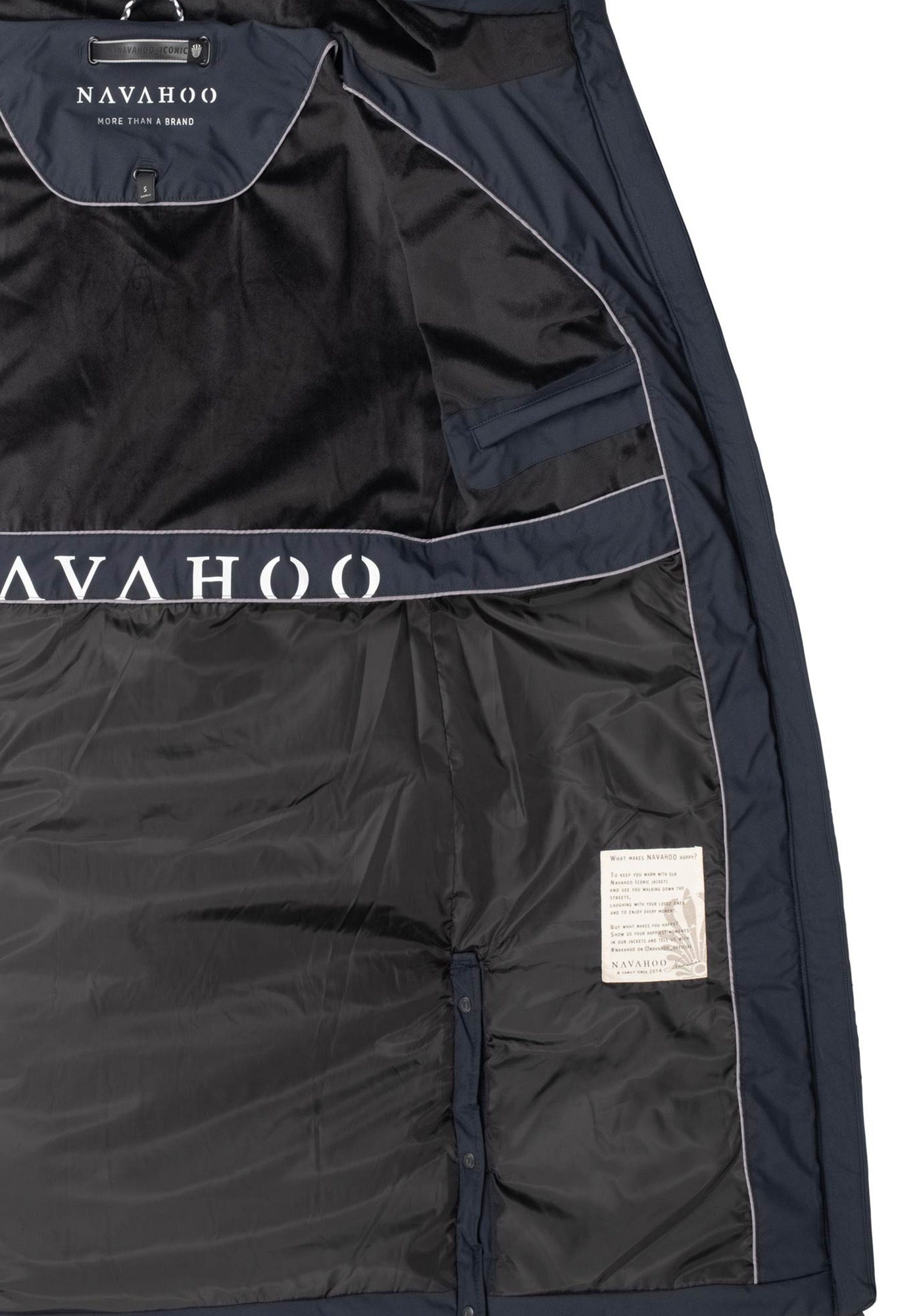 Navahoo Winterjacke »Schmatzibär«, mit weichem Teddyfell innen