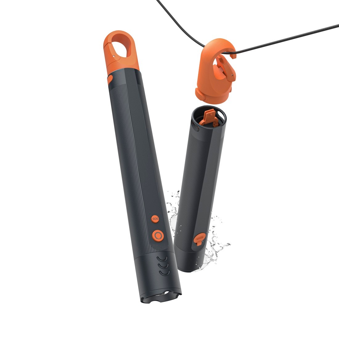 Hama LED Taschenlampe »LED Taschenlampe aufladbar (4 Lichtmodi, zoombar, stoßfest, SOS-Modus)« stromsparend, 300 m Leuchtweite, robust