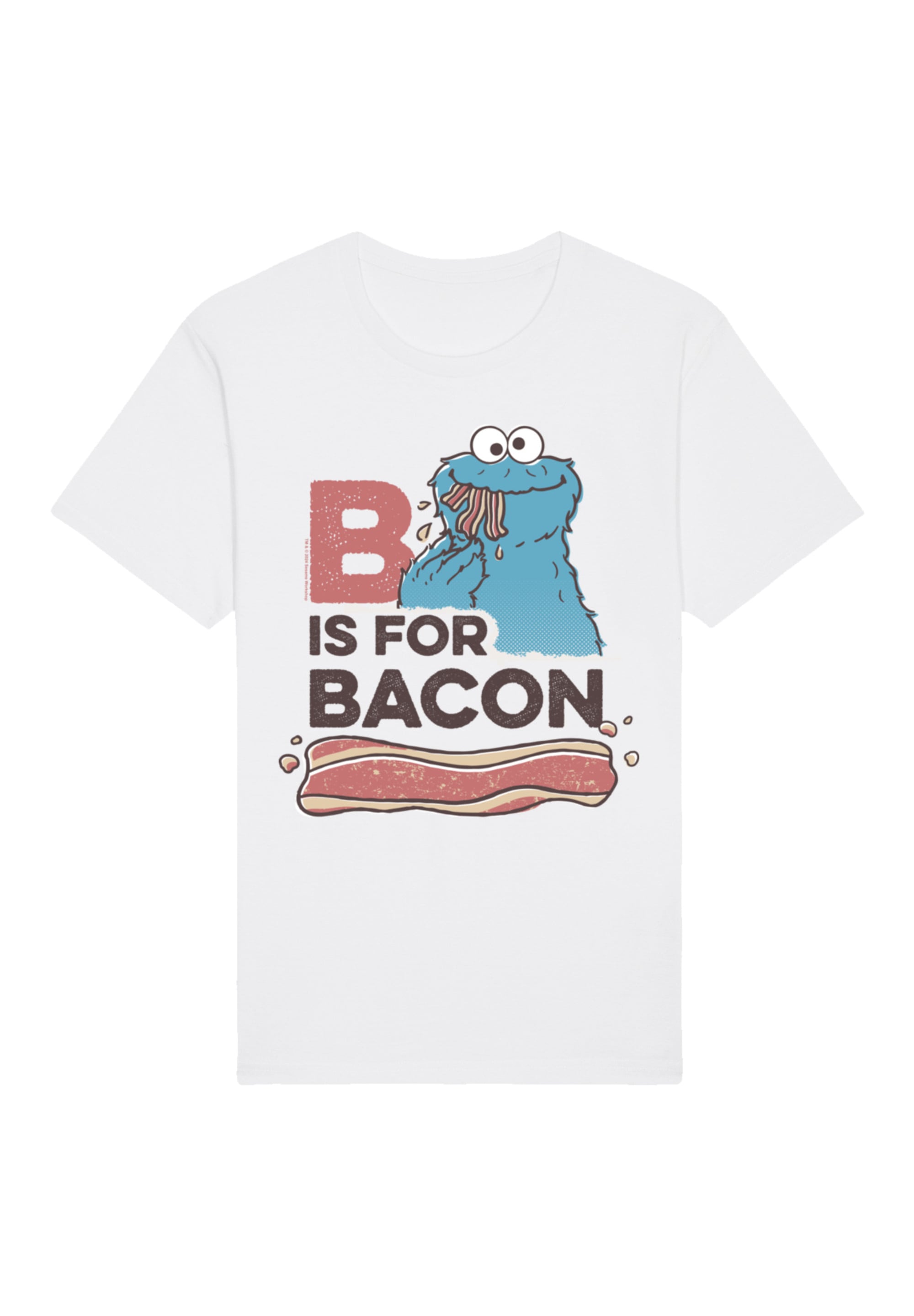 F4NT4STIC T-Shirt "Sesamstraße Cookie Monster Bacon", Premium Qualität günstig online kaufen