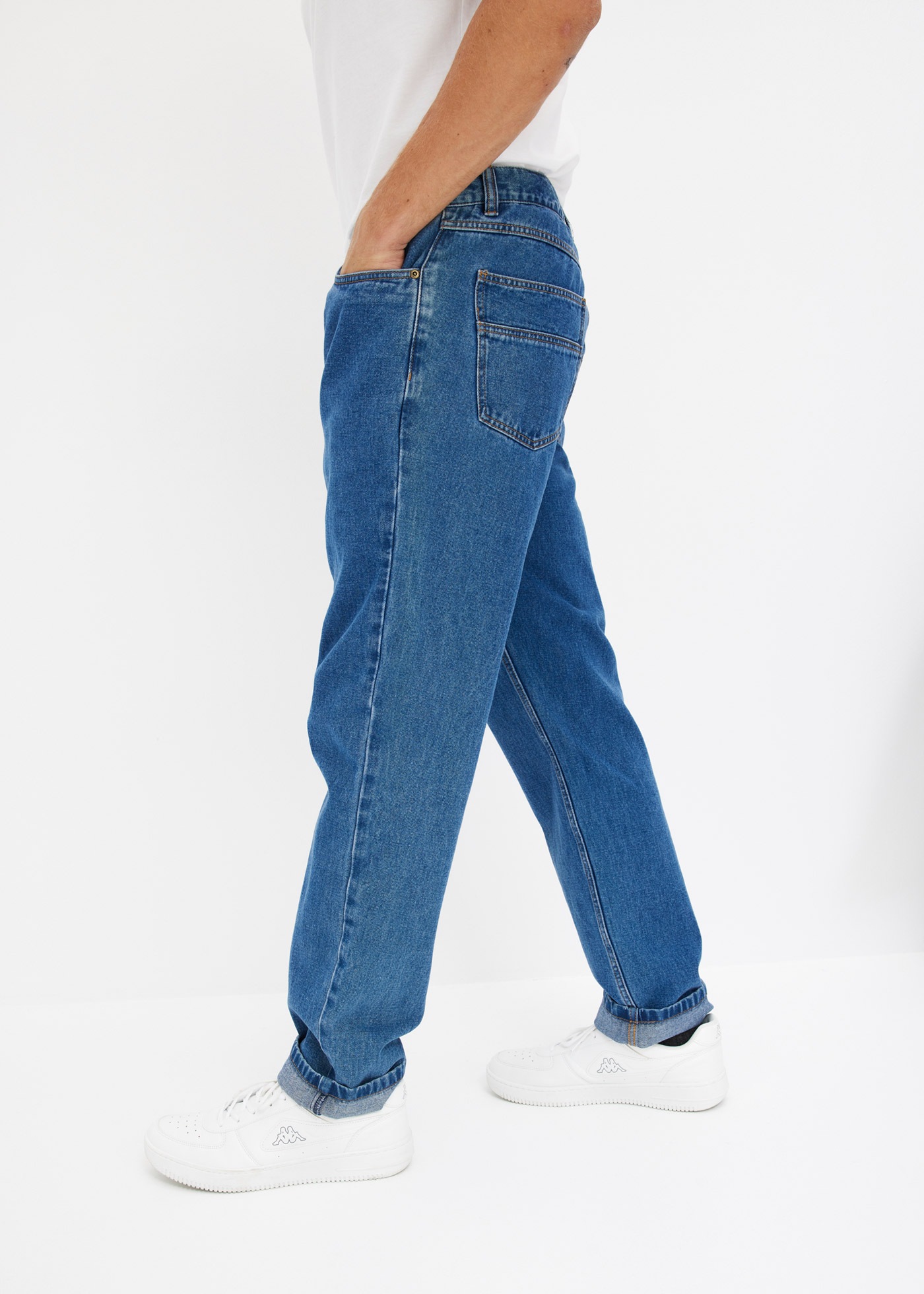 BONPRIX Regular Fit Jeans Blue Denim Size 62 2