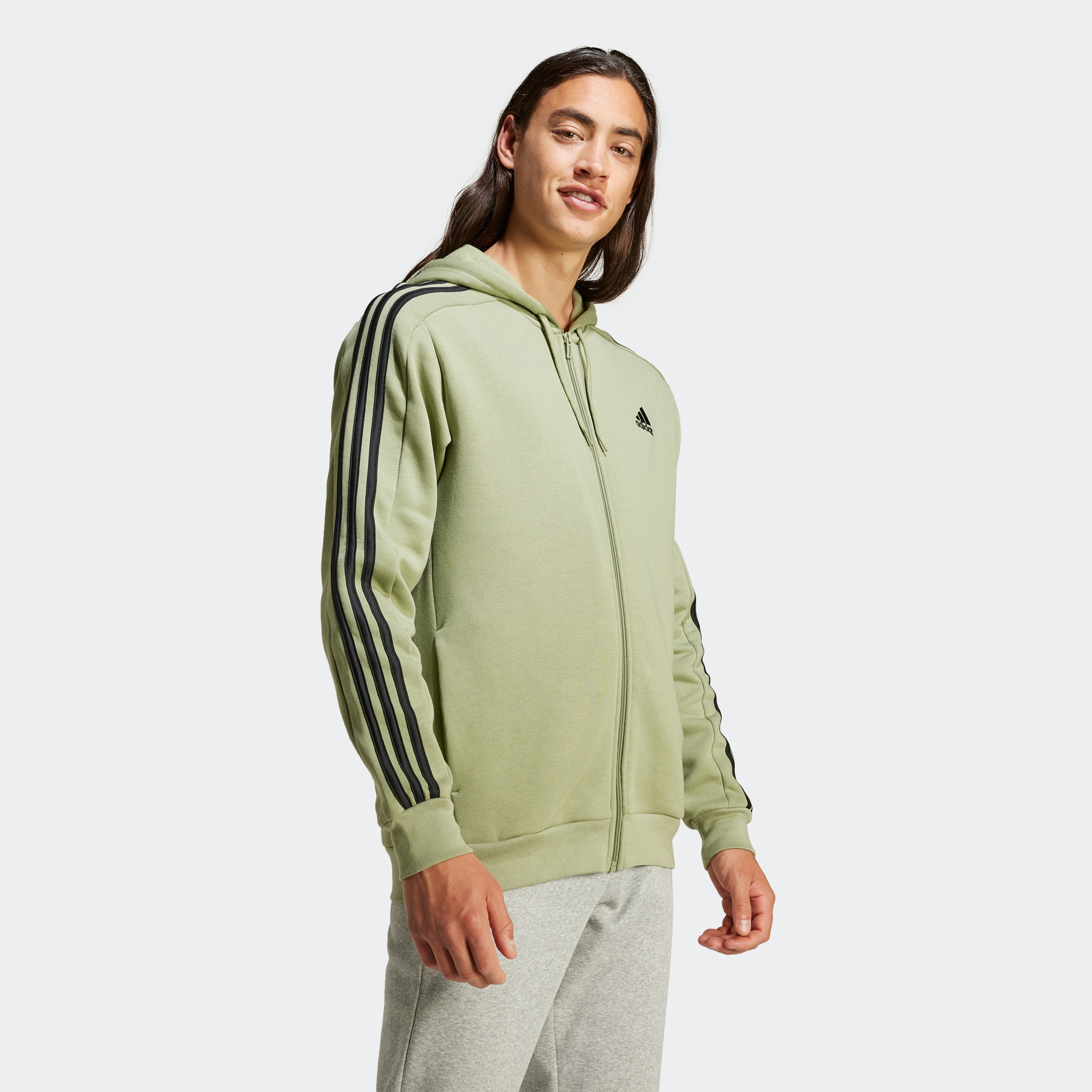 adidas Sportswear Kapuzensweatjacke »ESSENTIALS 3STREIFEN KAPUZENJACKE«