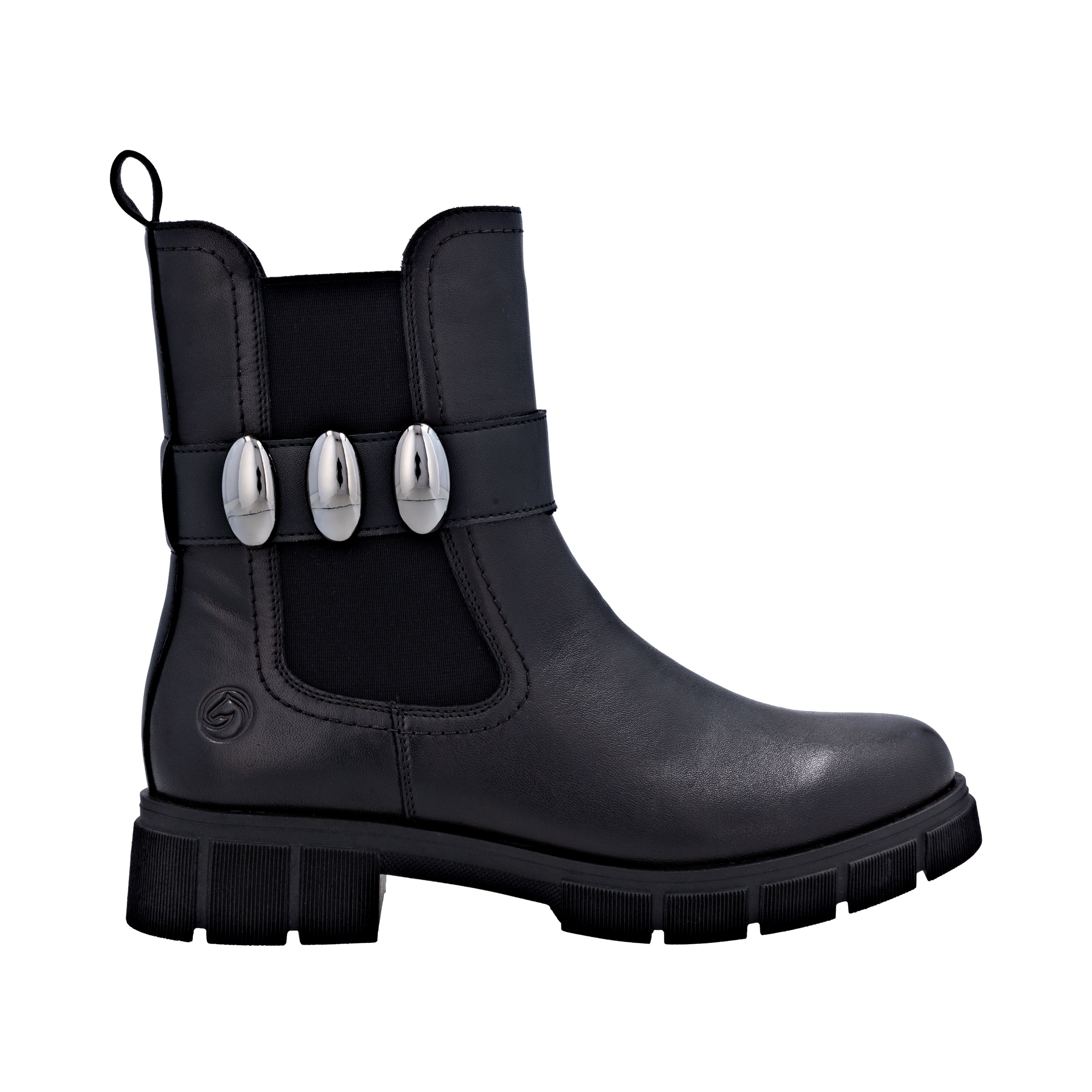 Remonte Chelseaboots, Boots, Stiefelette, Profilsohle, Stretcheinsatz und Reißverschluss