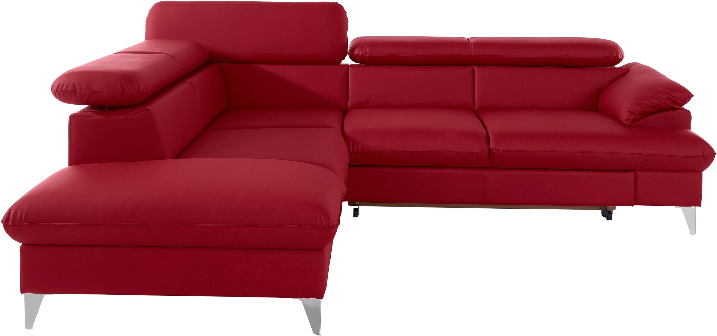 COTTA Ecksofa "Caluso L-Form", mit Kopfteilverstellung, wahlweise mit Bettf günstig online kaufen