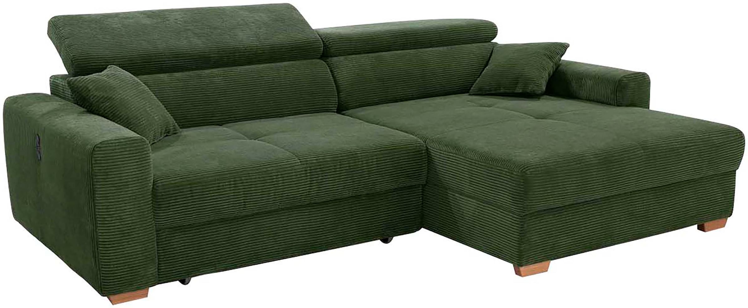 Jockenhöfer Gruppe Ecksofa »Slider, L-Form, 140kg Belastbarkeit«, elektromotorische Sitztiefenverstellung,USB-Ladeports,mit Kopfstützen