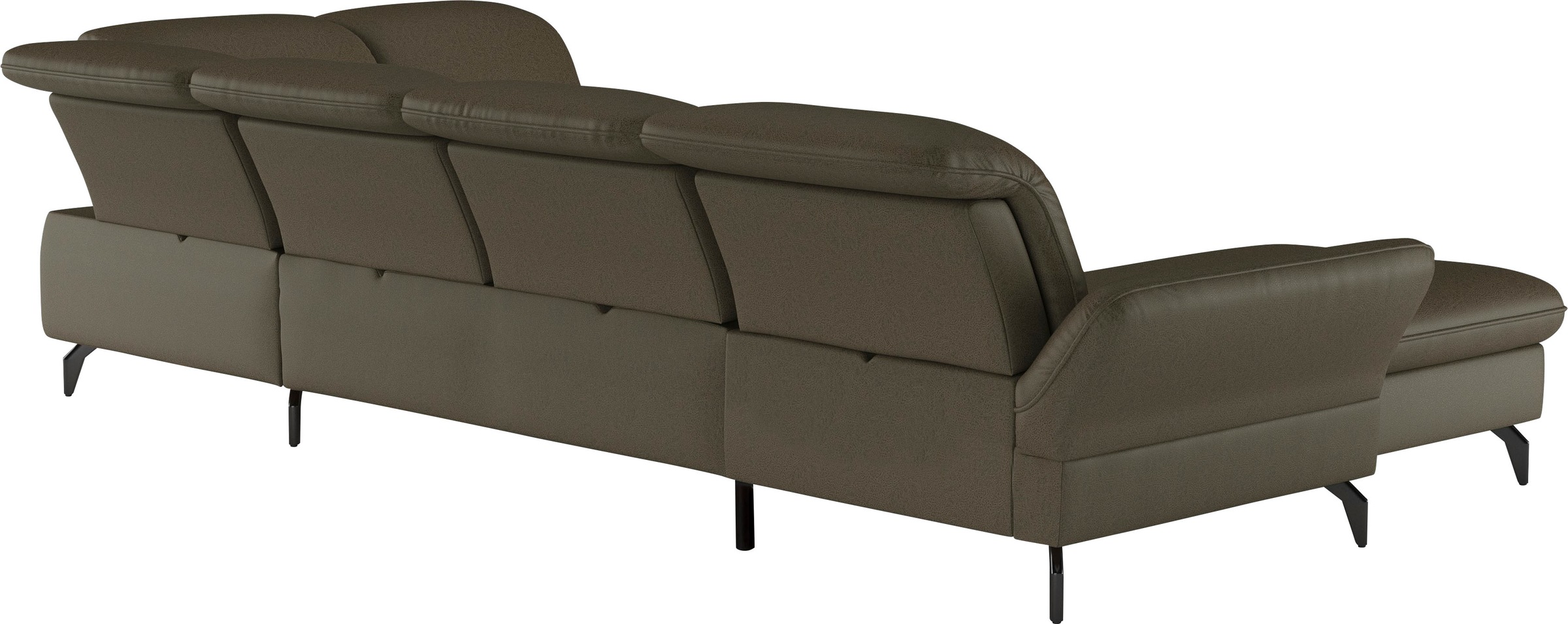 sit&more Wohnlandschaft »Leandro U-Form«, Wahlweise mit Bett-, Kopfteil - und Armlehnfunktion, sowie Bettkasten