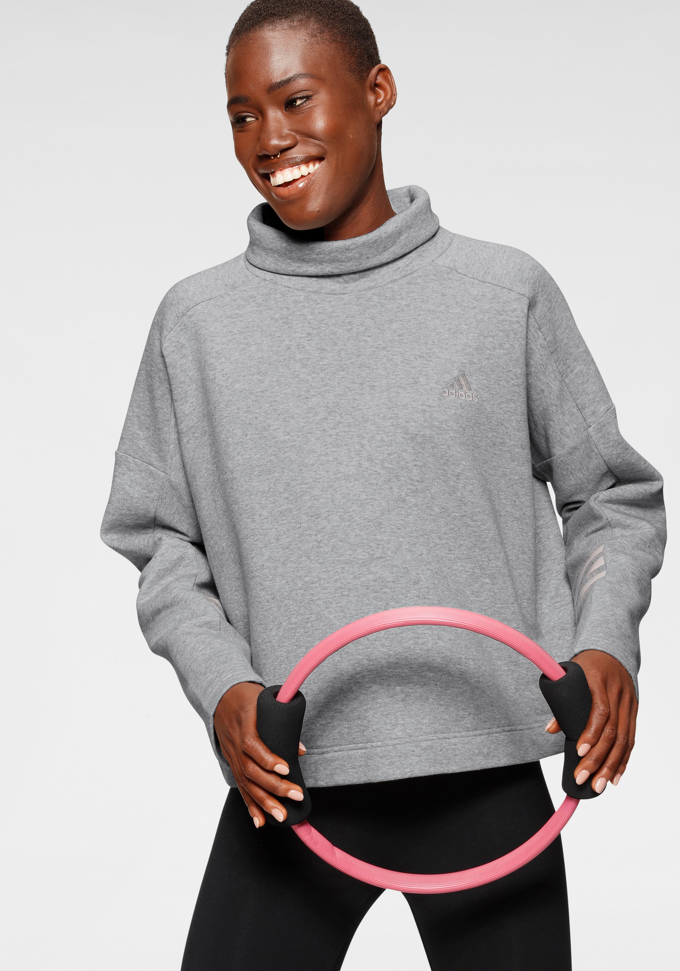 adidas funnel neck sweatshirt