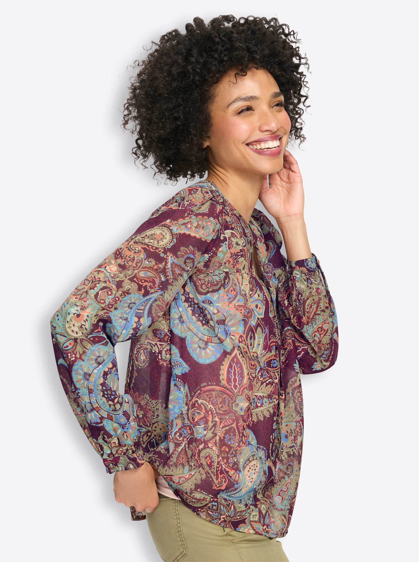 heine Druckbluse