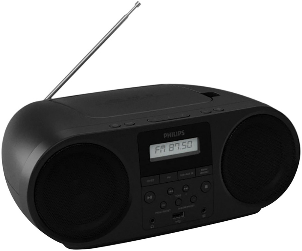 PHILIPS UKW-Radio "TAZ5000/10", B:31cm H:12,8cm T:21cm, schwarz, Radios