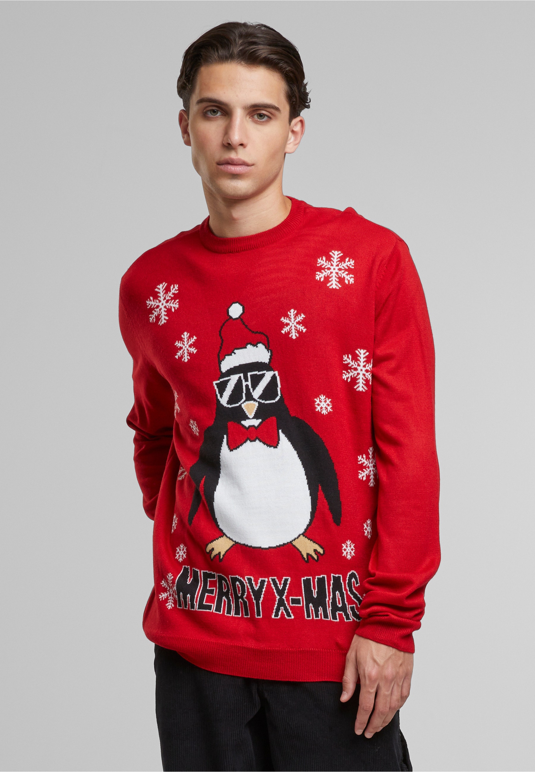 URBAN CLASSICS Rundhalspullover »Urban Classics Christmas Sweater« 1 Stk.