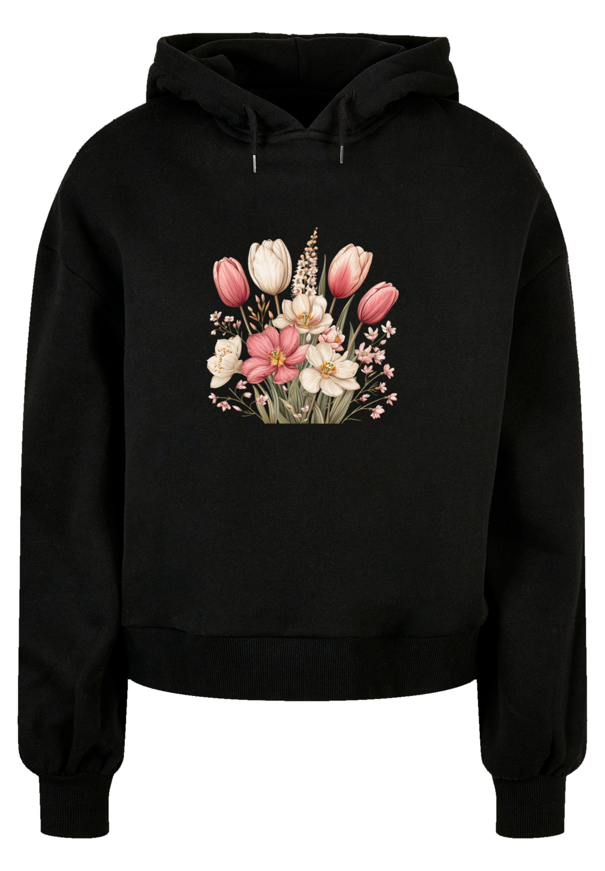 F4NT4STIC Sweatshirt »Rosa weißer Frühlingsblumenstrauß«, Premium Qualität