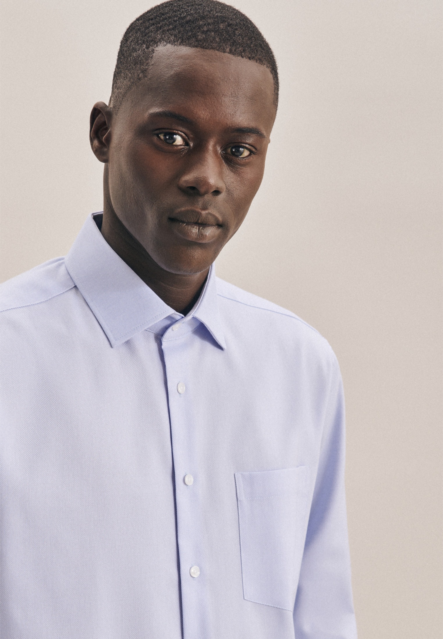 Seidensticker Schwarze Rose Men Shirt Blue M39 2