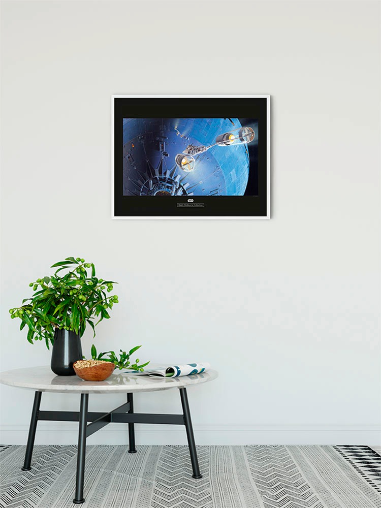 Komar Bild »Star Wars Classic RMQ Death Star Attack«, Star Wars, (1 St.), Wandbild zur Dekoration im Kinderzimmer - ohne Rahmen