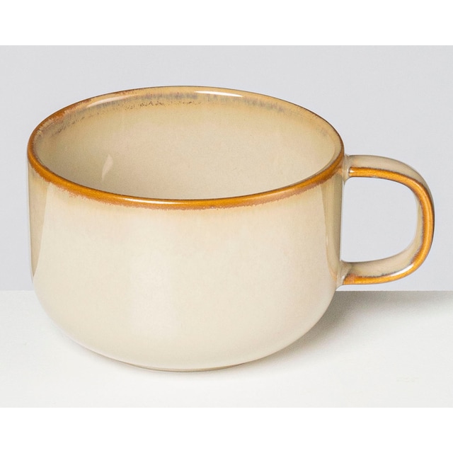 gipfelstück Tasse »Nebelwald«, (Set, 4 tlg.), Scandi-Style, Reaktivglasur, jedes  Stück ein Unikat, 4-teilig | BAUR