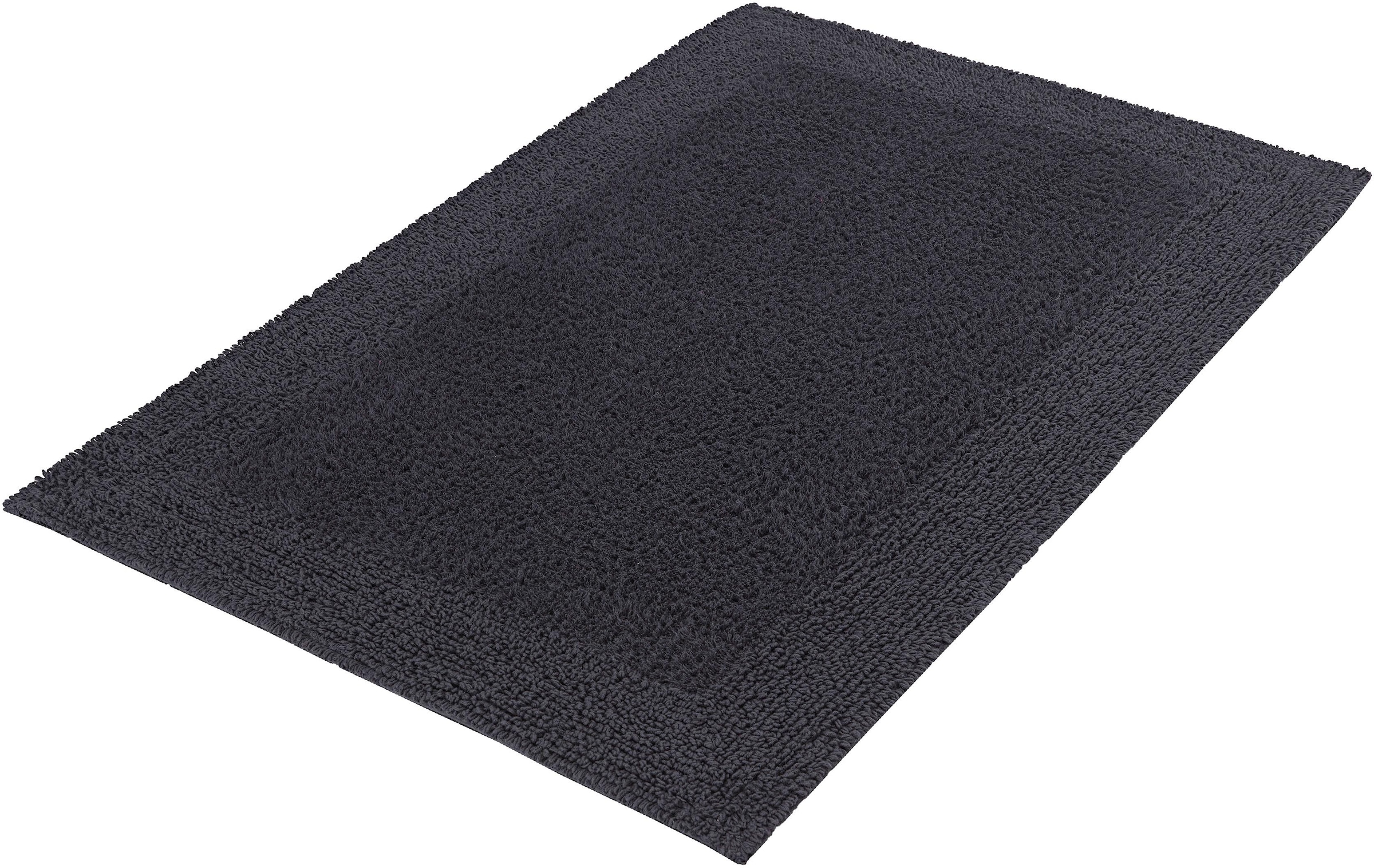Kleine Wolke Badematte »Cotone«, fußbodenheizungsgeeignet-beidseitig nutzbar, Badteppich, Uni Farben, reine Baumwolle, waschbar