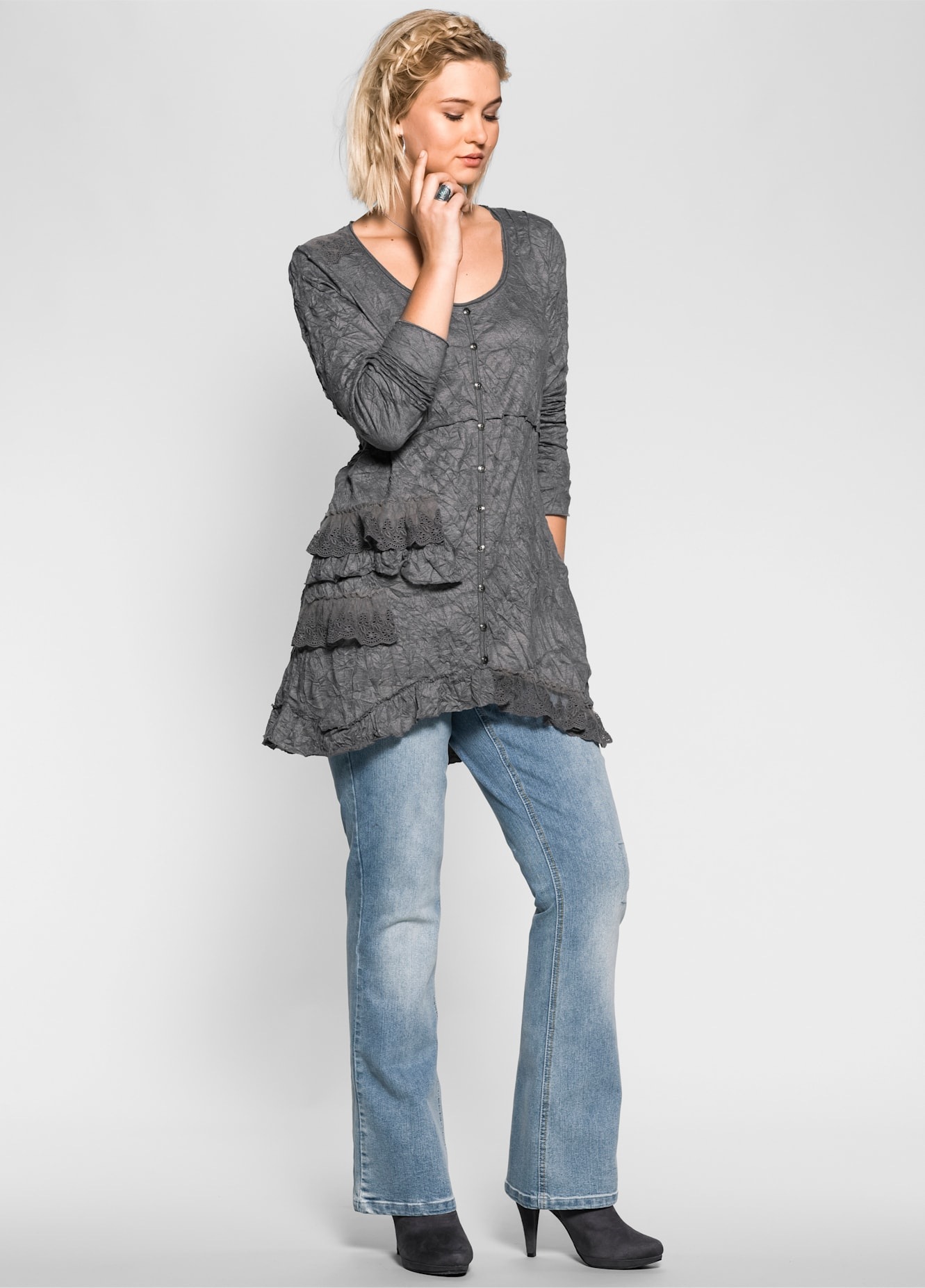 sheego by Joe Browns Bootcut-Jeans 1 Stk. günstig online kaufen