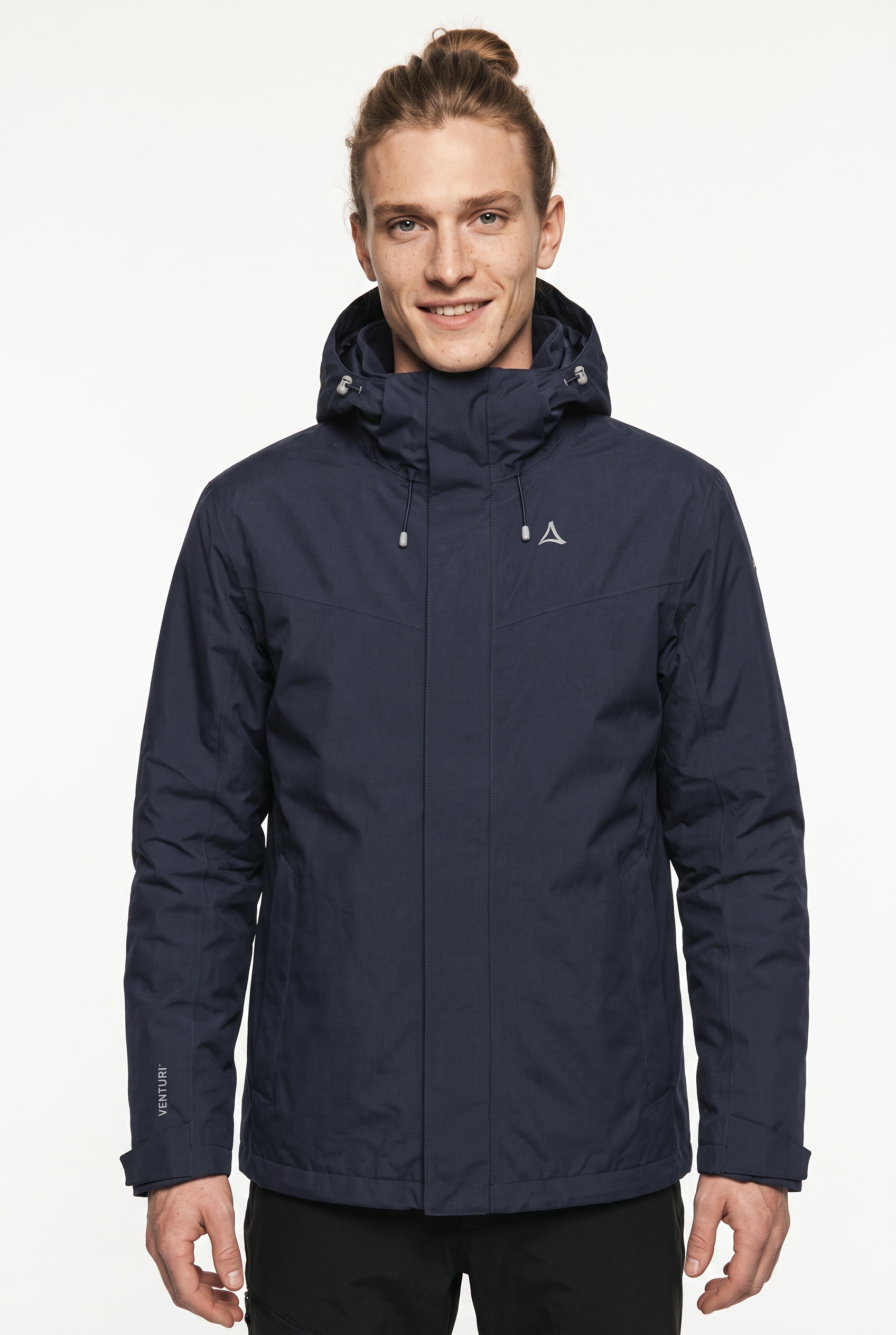 Schöffel 3-in-1-Funktionsjacke "3in1 Jacket Style Okere MNS" 2 Stk. tlg. wasserdicht, winddicht, atmungsaktiv, mit Reißverschluss