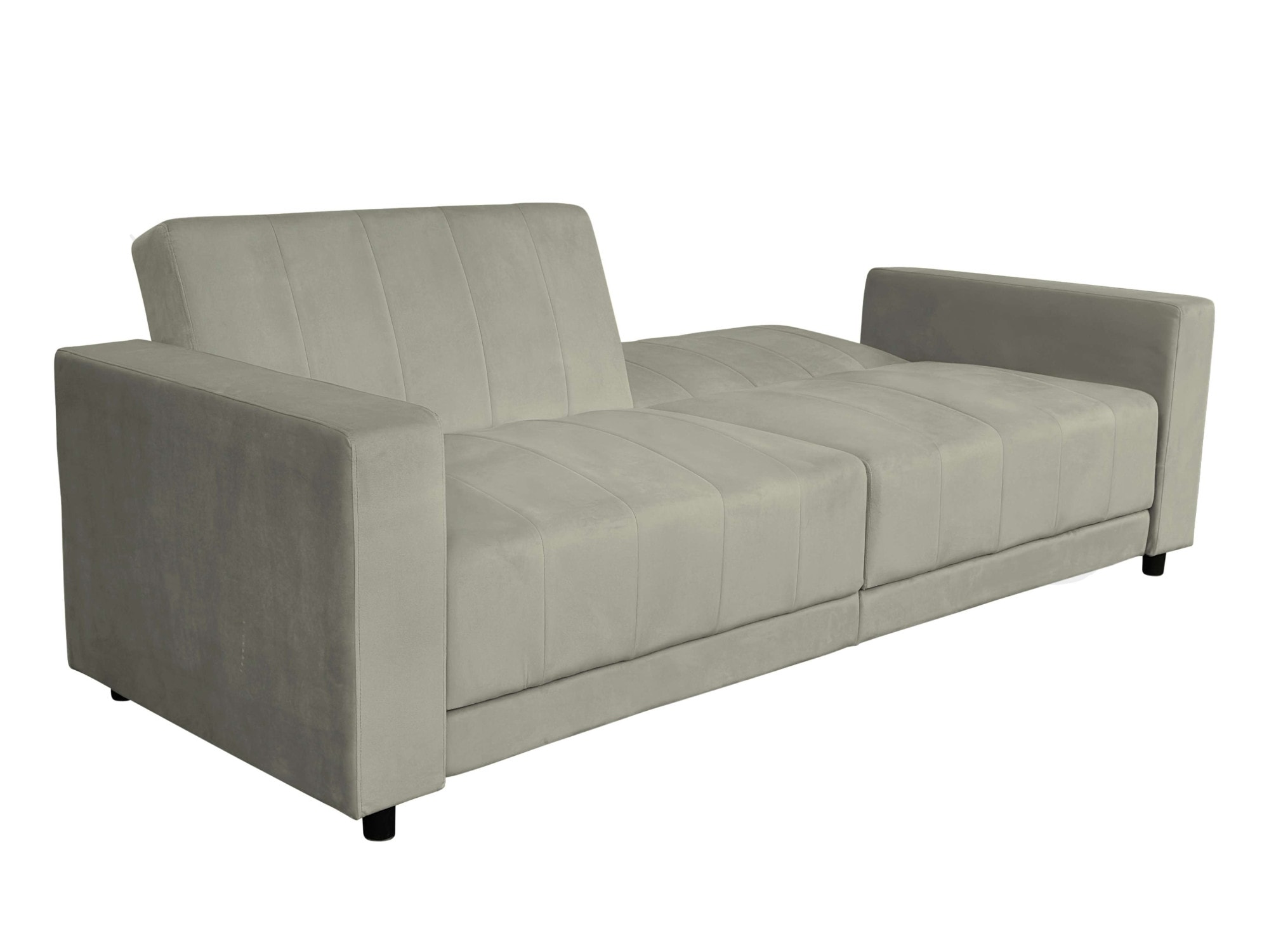 Dorel Home 3-Sitzer »Allie II Schlafsofa 225 cm«, Bett-Funktion (108/190cm), Rückenlehne 2-teilig, mit Steppung
