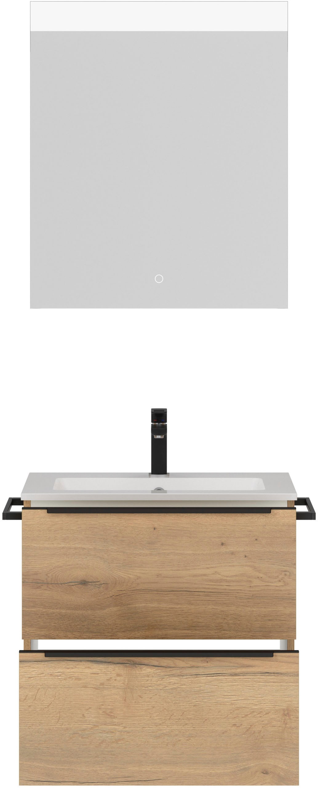 nobilia Badmöbel-Set "Levere" vormontiert, mit Soft-Close, 2 Stk. tlg. günstig online kaufen