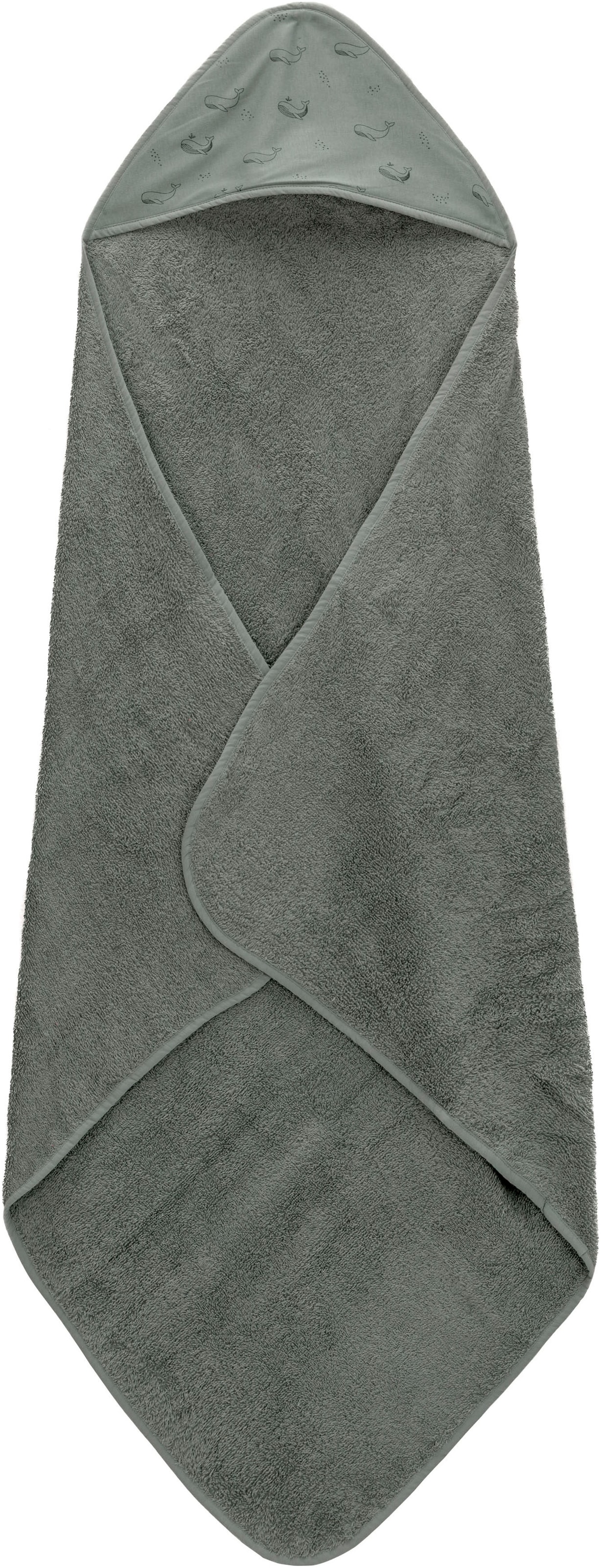 Fillikid Kapuzenhandtuch »Kapuzenbadetuch mit Waschhandschuh«, (Set, 2 St.)