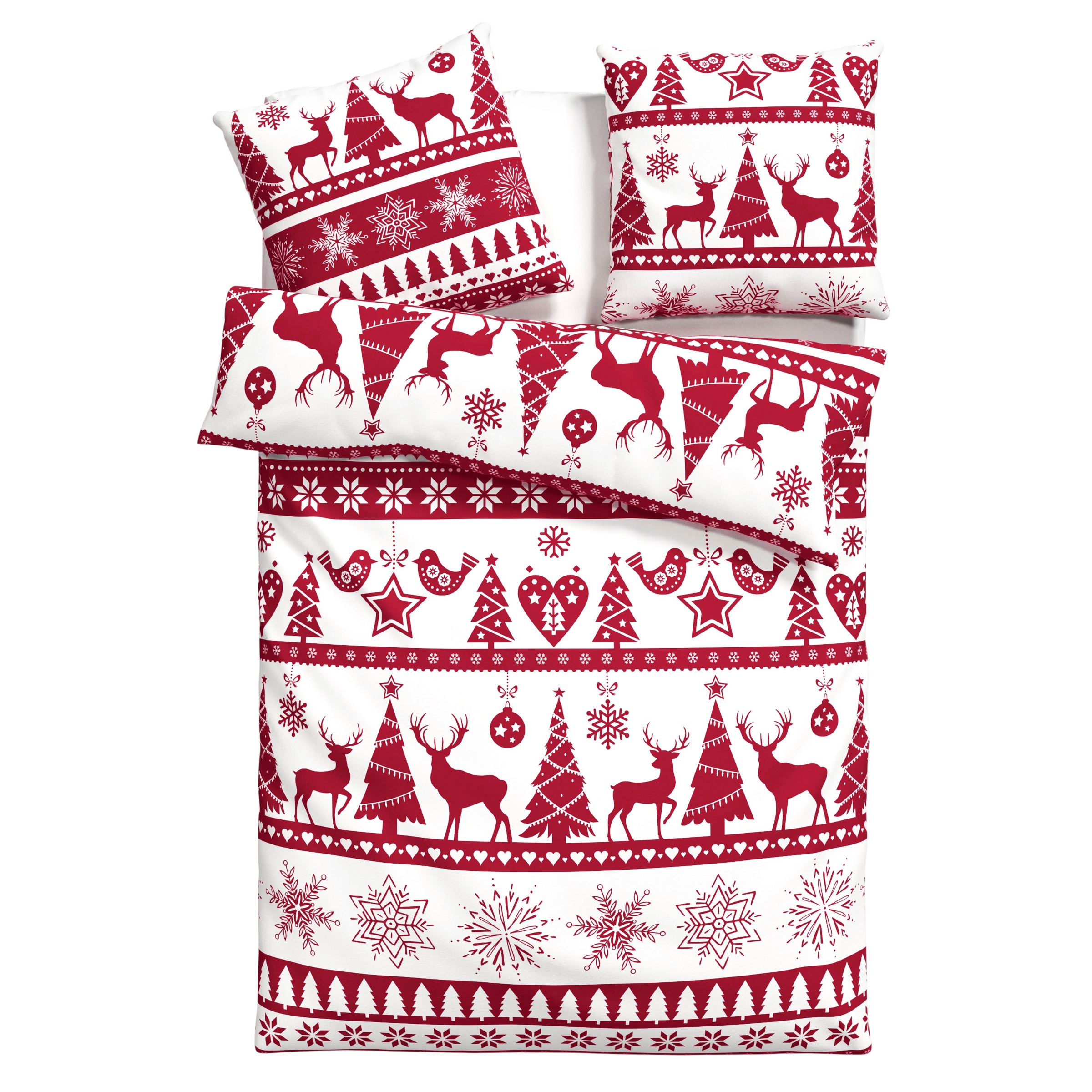 my home Bettwäsche »Sindbad«, (2 tlg.), aus 100% Baumwolle, Biber (Flannell) Qualität, Bett- und Kopfkissenbezug mit Knöpfen, Bettwäsche Set unterstützt die Initiative Cotton made in Africa, Made in Green zertifiziert