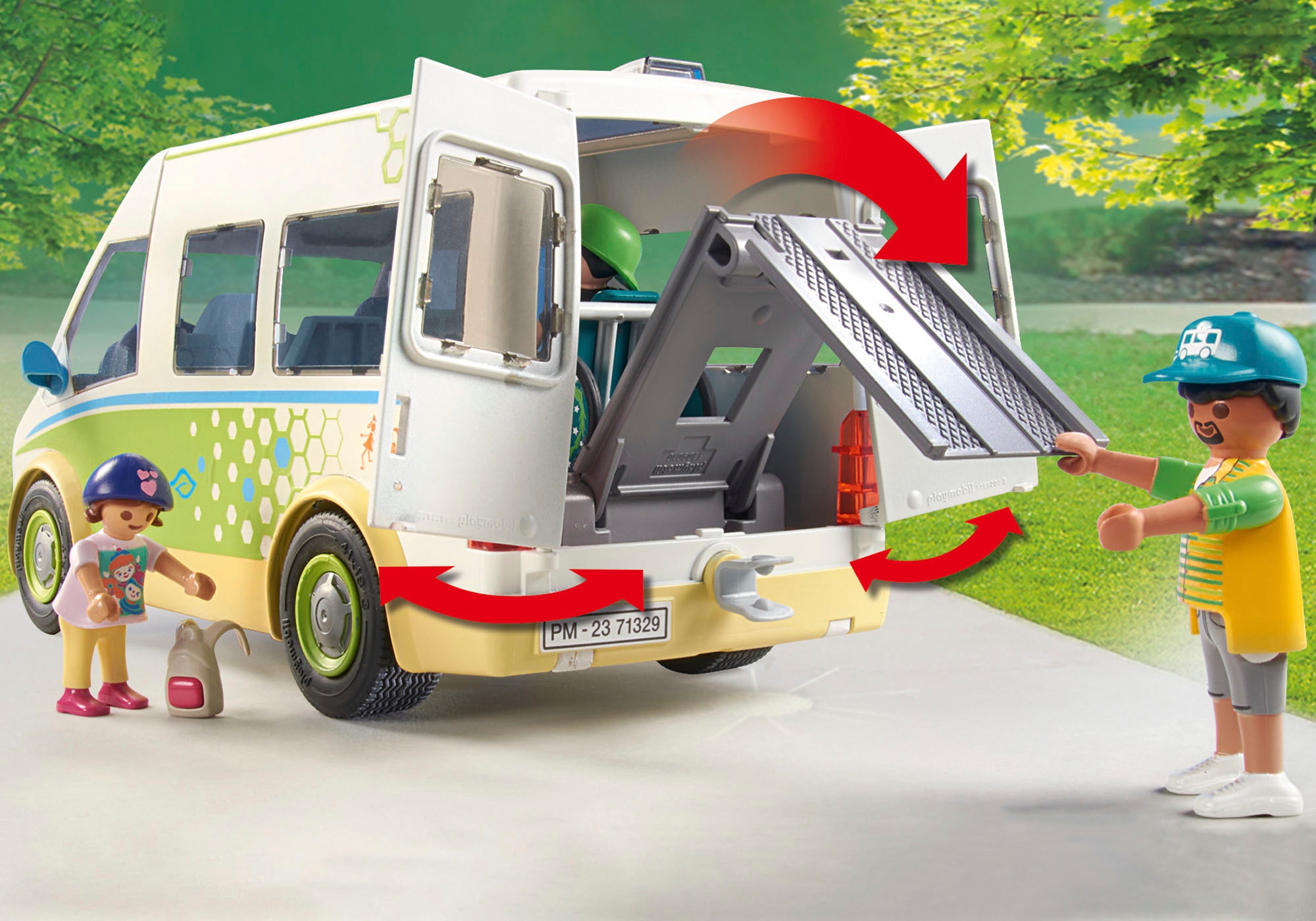 Playmobil® Konstruktions-Spielset »Schulbus (71329), My City Life«, (53 St.), Made in Europe