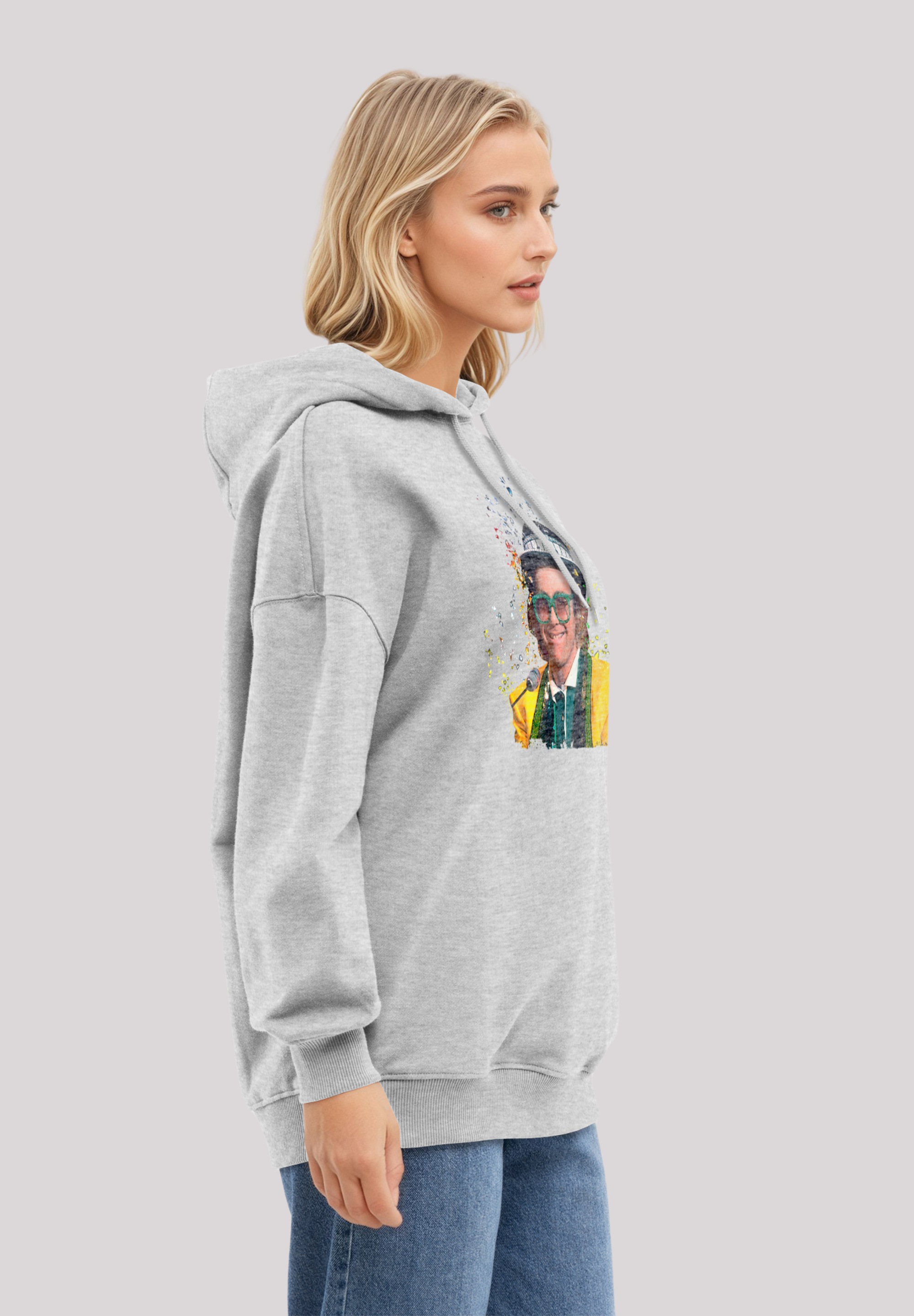 F4NT4STIC Kapuzenpullover »TV Times Elton John At The Piano 1977«, Premium Qualität