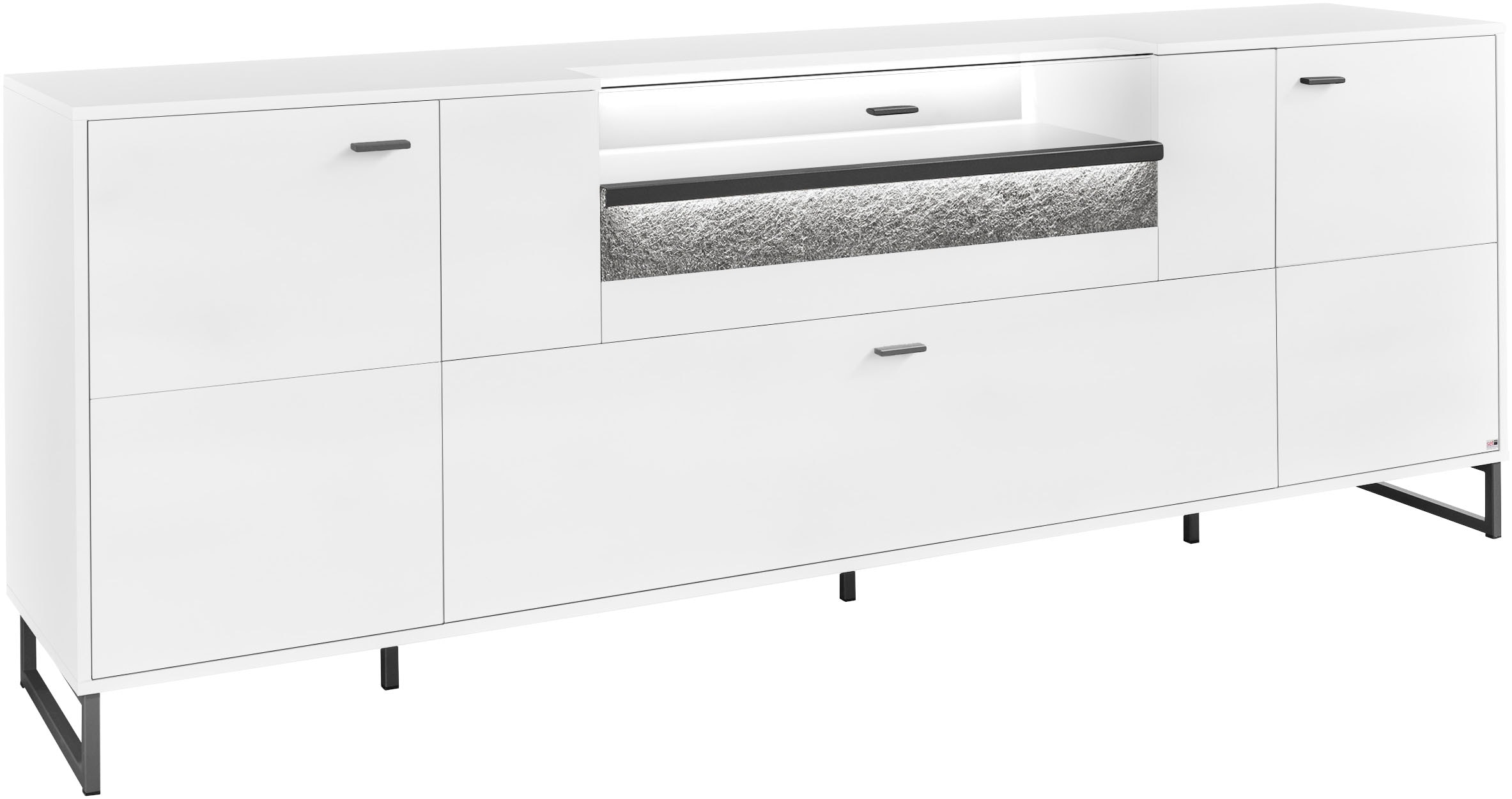 set one by Musterring TV-Schrank "Deltona", inkl. LED-Beleuchtung, Metallku günstig online kaufen