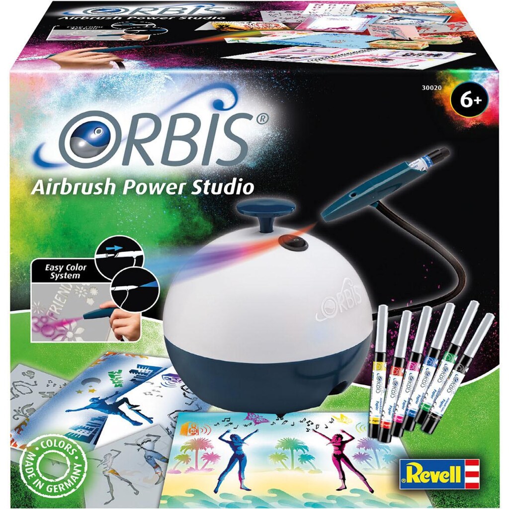 Kreativset »Orbis«, (Set), Zum Sprayen auf Papier