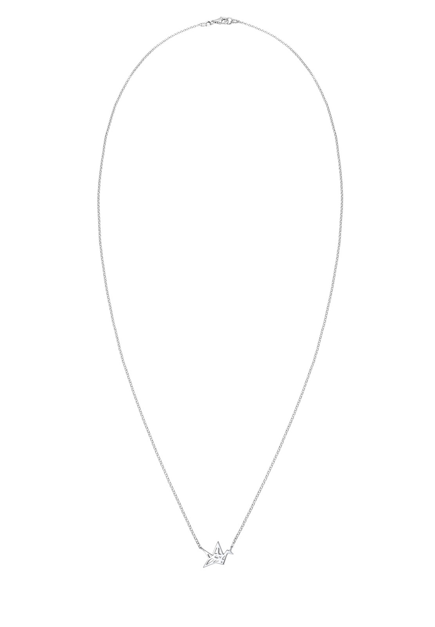 Elli Kette mit Anhänger »Vogel Kranich Oregami Geo 925 Sterling Silber«