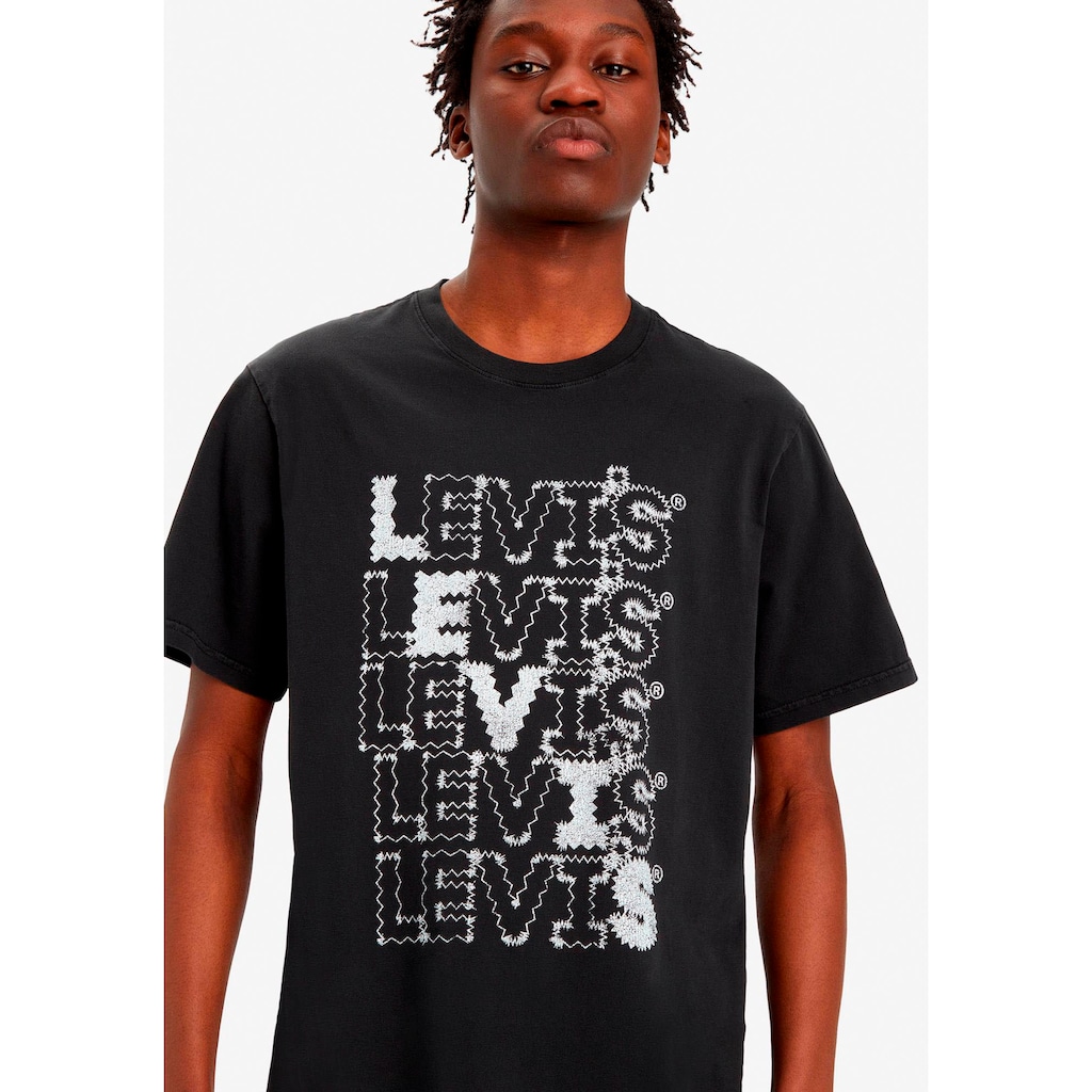 Levi's® Print-Shirt »SS RELAXED FIT TEE BLACKS«