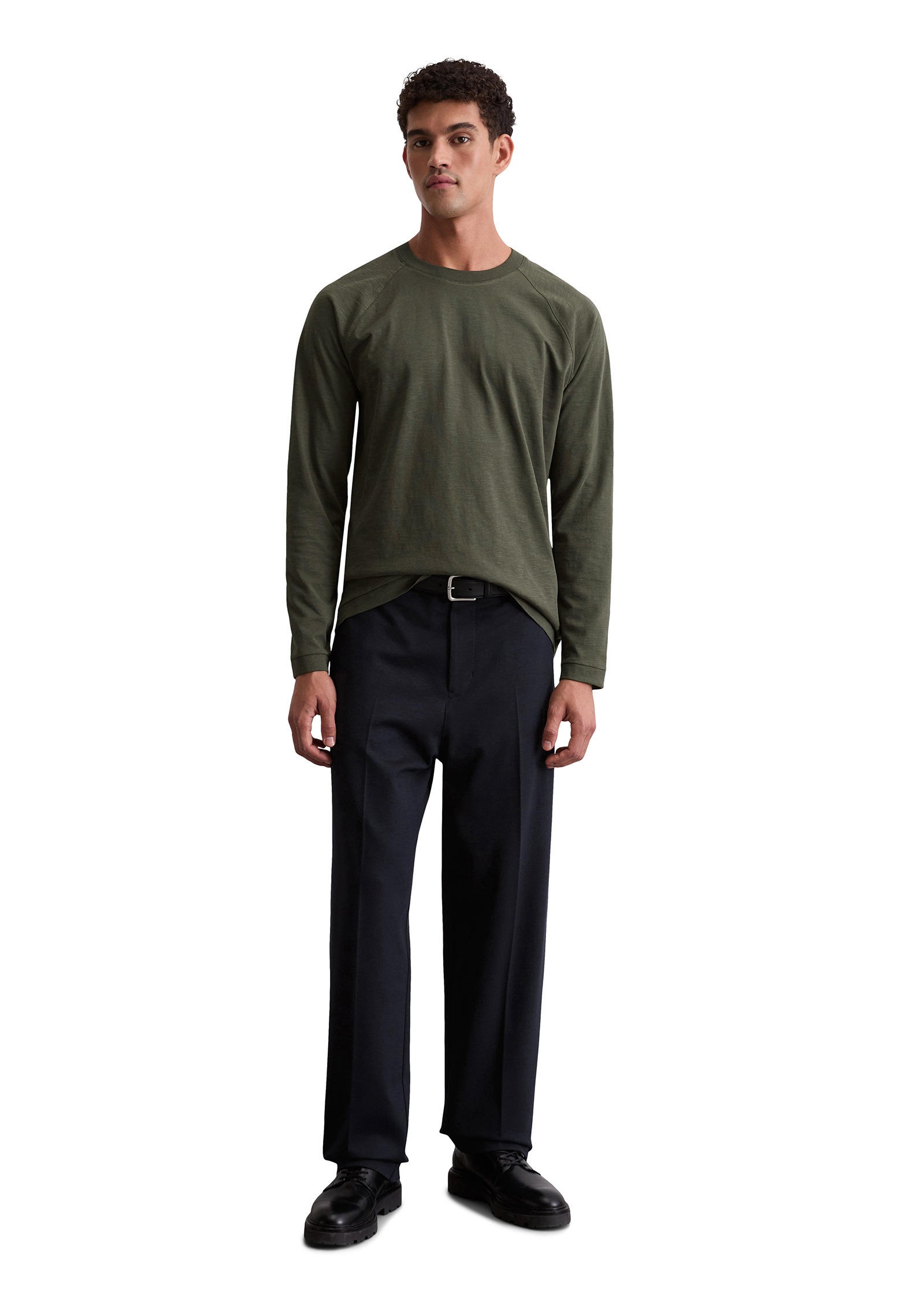 Marc O'Polo Langarmshirt »aus reiner Bio-Baumwolle«