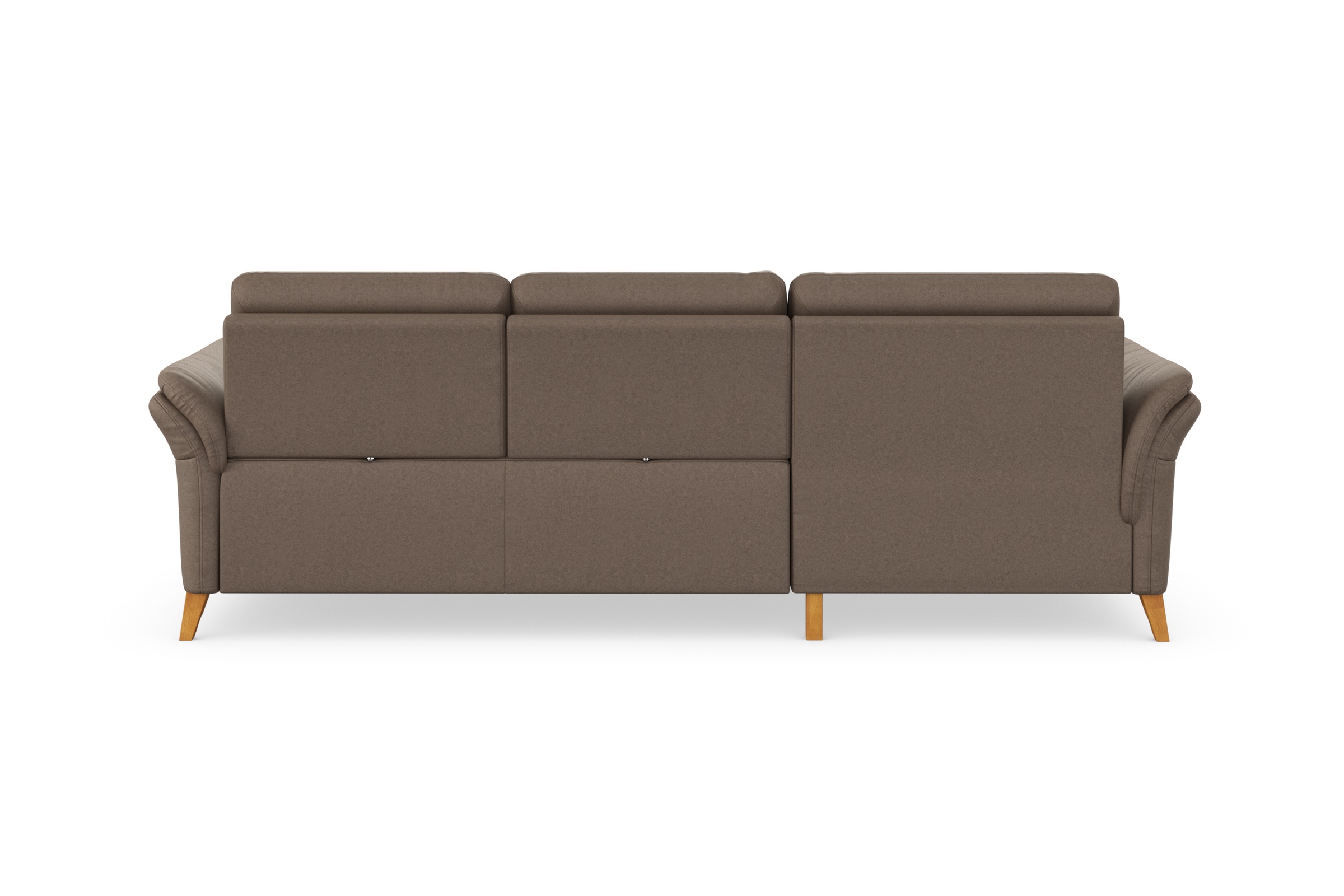 Ecksofa SIT & MORE "Göteborg", braun (nuss), B:268cm H:90cm T:176cm, Sofas, Ecksofa, Sitztiefenverstellung und Federkern, wahlweise mit Bettfunktion 9