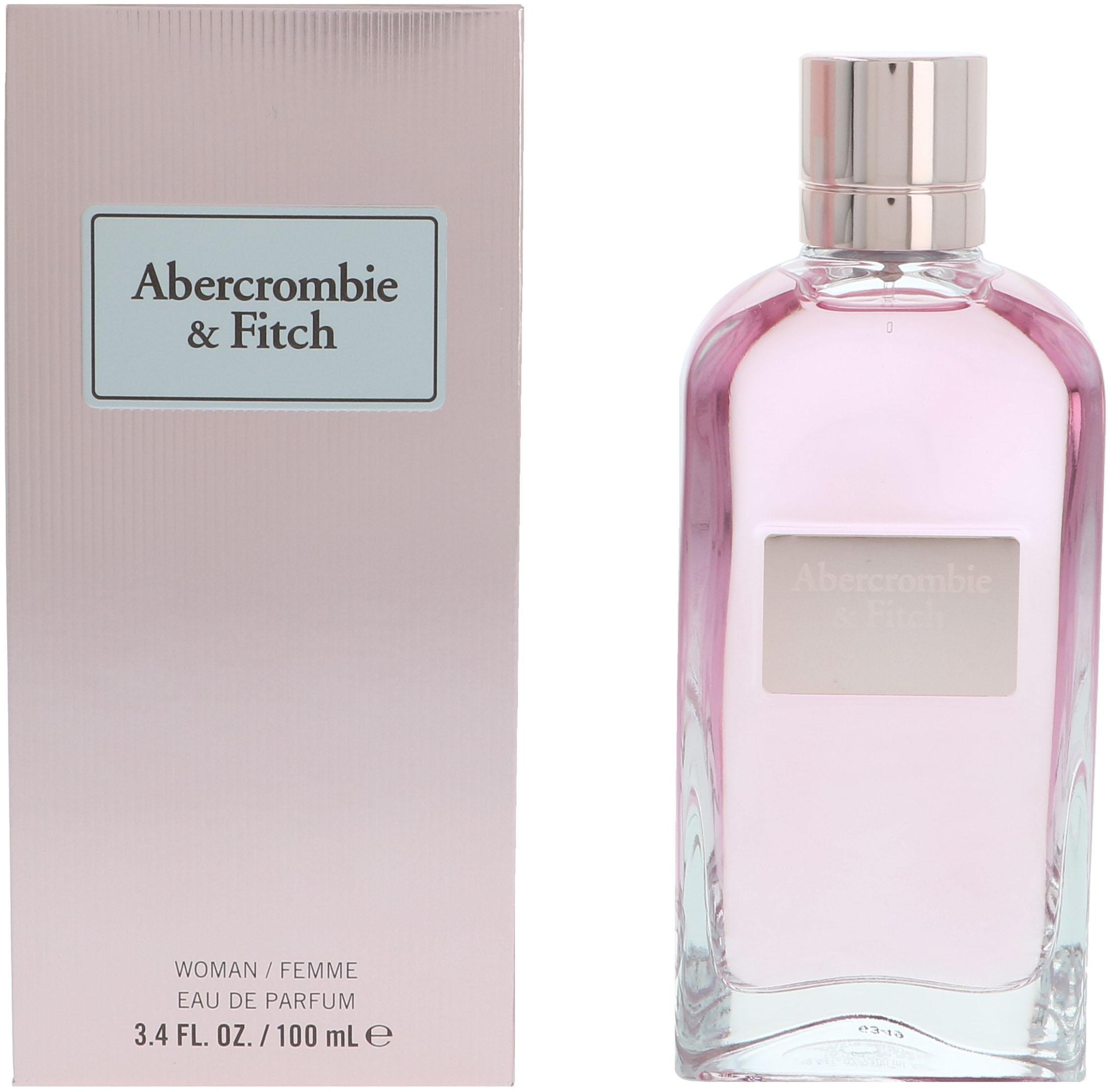 Abercrombie & Fitch Eau de Parfum »First Instinct Women«, Blumig-fruchtiger Duft mit Grapefruitschale, Orchidee und Tonkabohne.