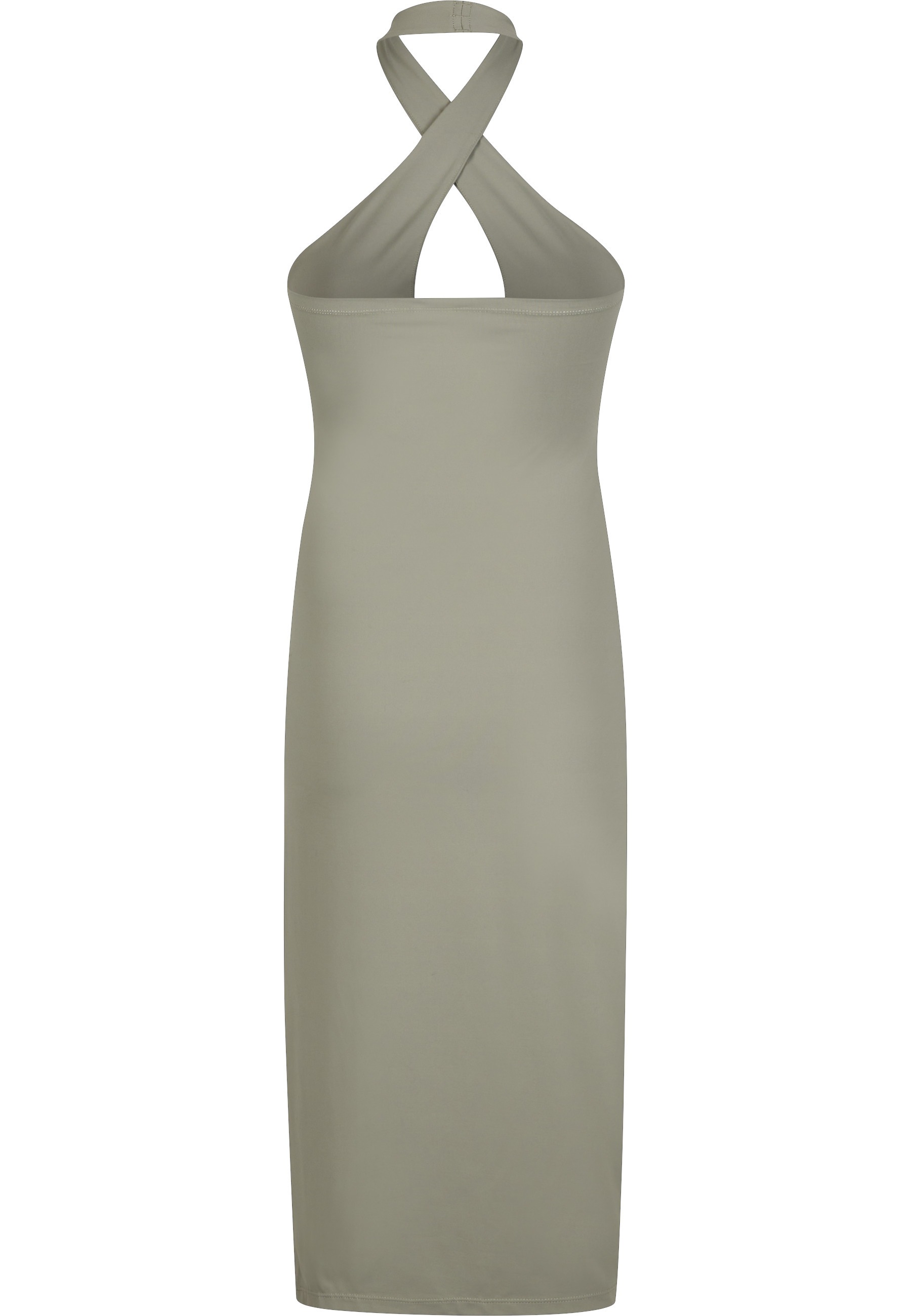 URBAN CLASSICS Shirtkleid "Urban Classics Ladies Crossed Neckholder Dress" günstig online kaufen