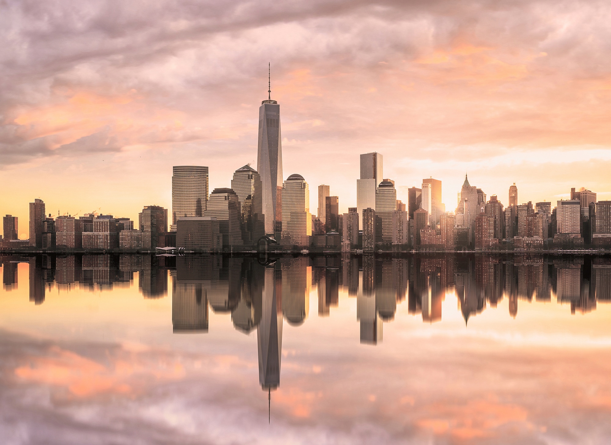 living walls Fototapete "Designwalls Skyline New York 2" glatt Vlies, Wand, Schräge, Decke