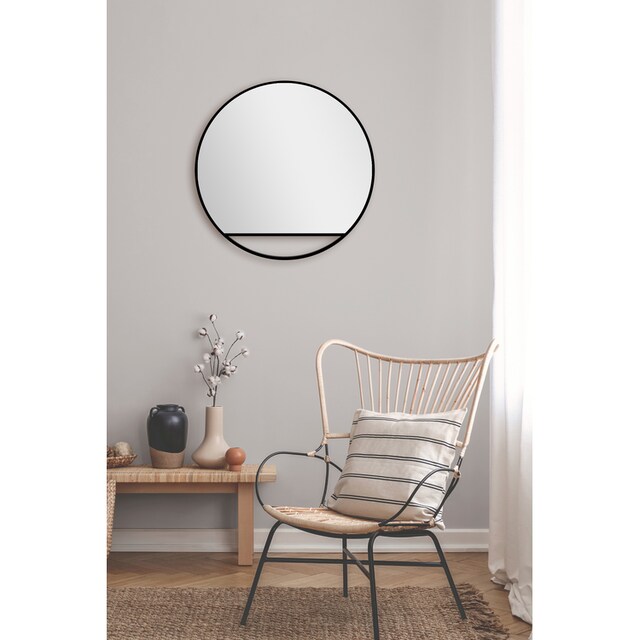 Talos Wandspiegel, dekorativer runder Spiegel mit Aluminiumrahmen, Ø 60 cm  kaufen | BAUR