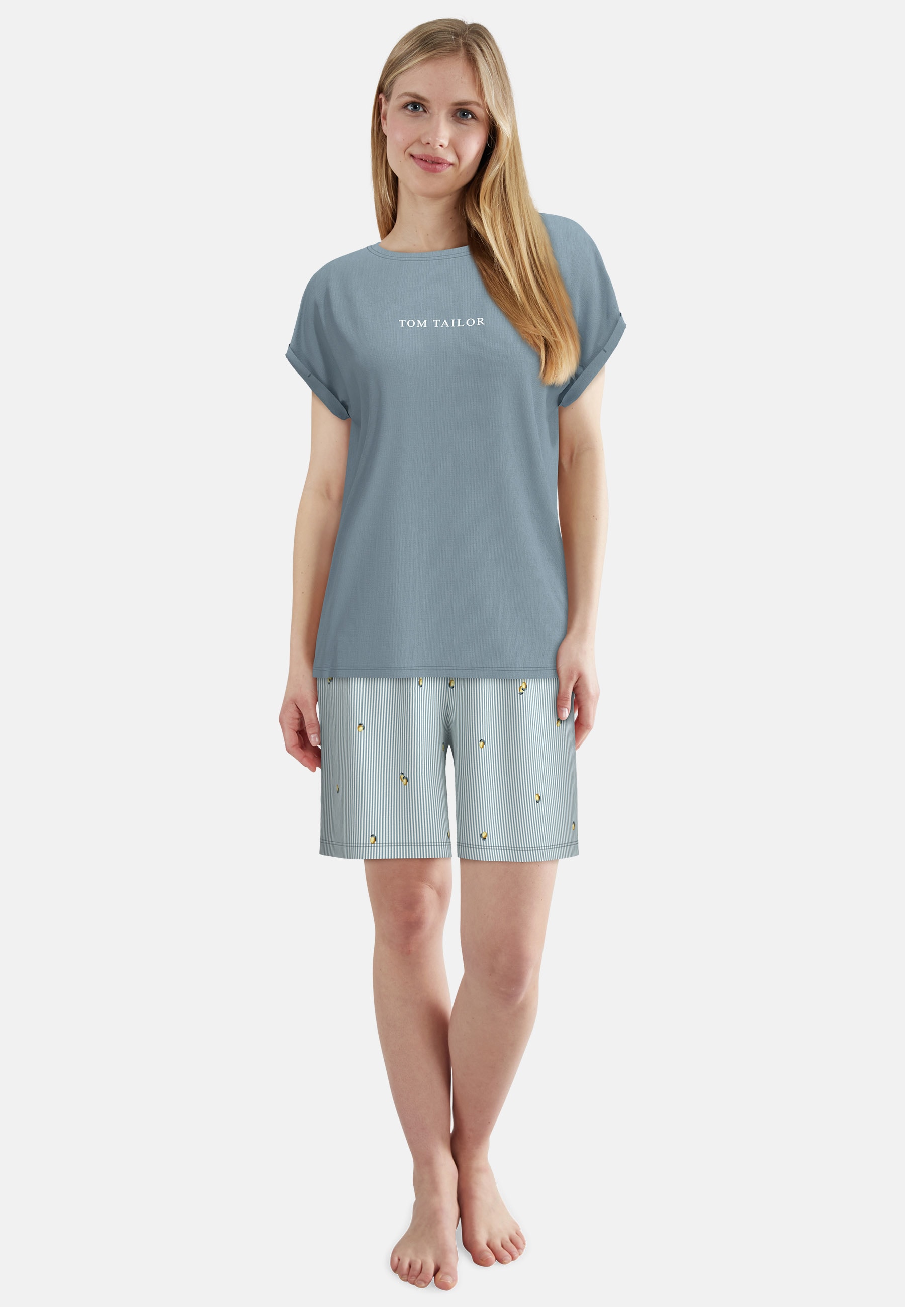 TOM TAILOR Shorty atmungsaktiv, Viskosemix günstig online kaufen