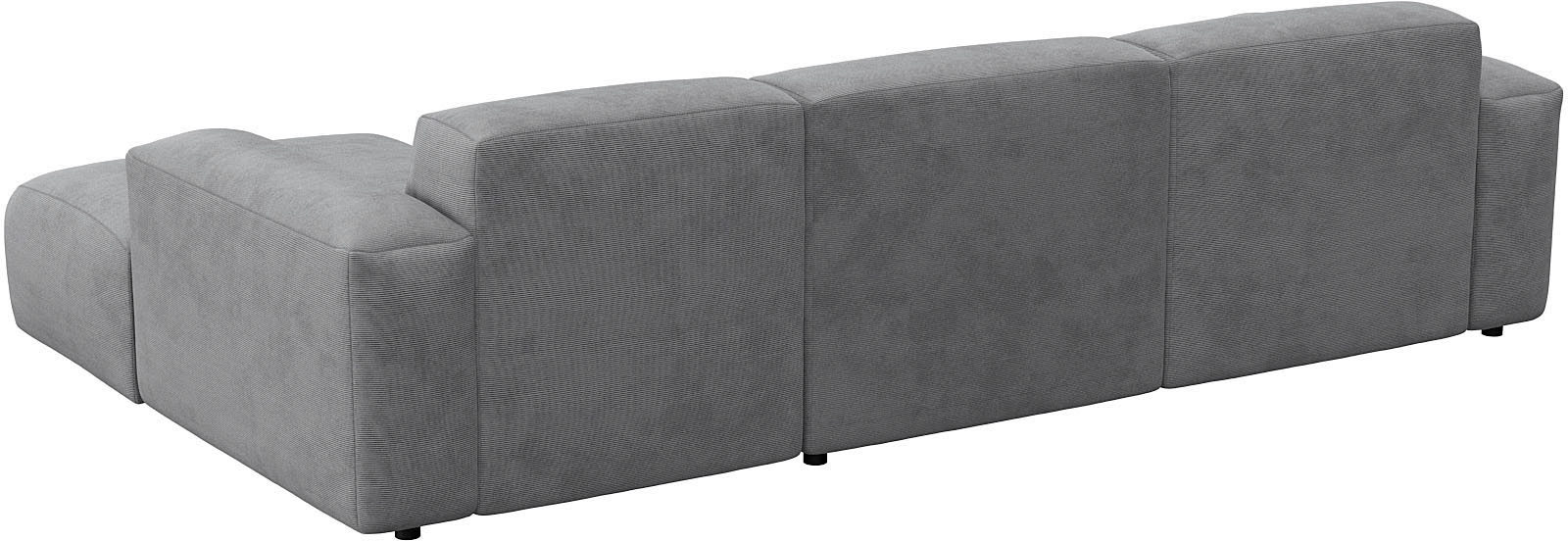 FLEXLUX Ecksofa »Lucera bequem und komfortabel durch hochwertigen Sitzaufbau, L.Form«, modern & anschmiegsam, Kaltschaum, Stahl-Wellenunterfederung