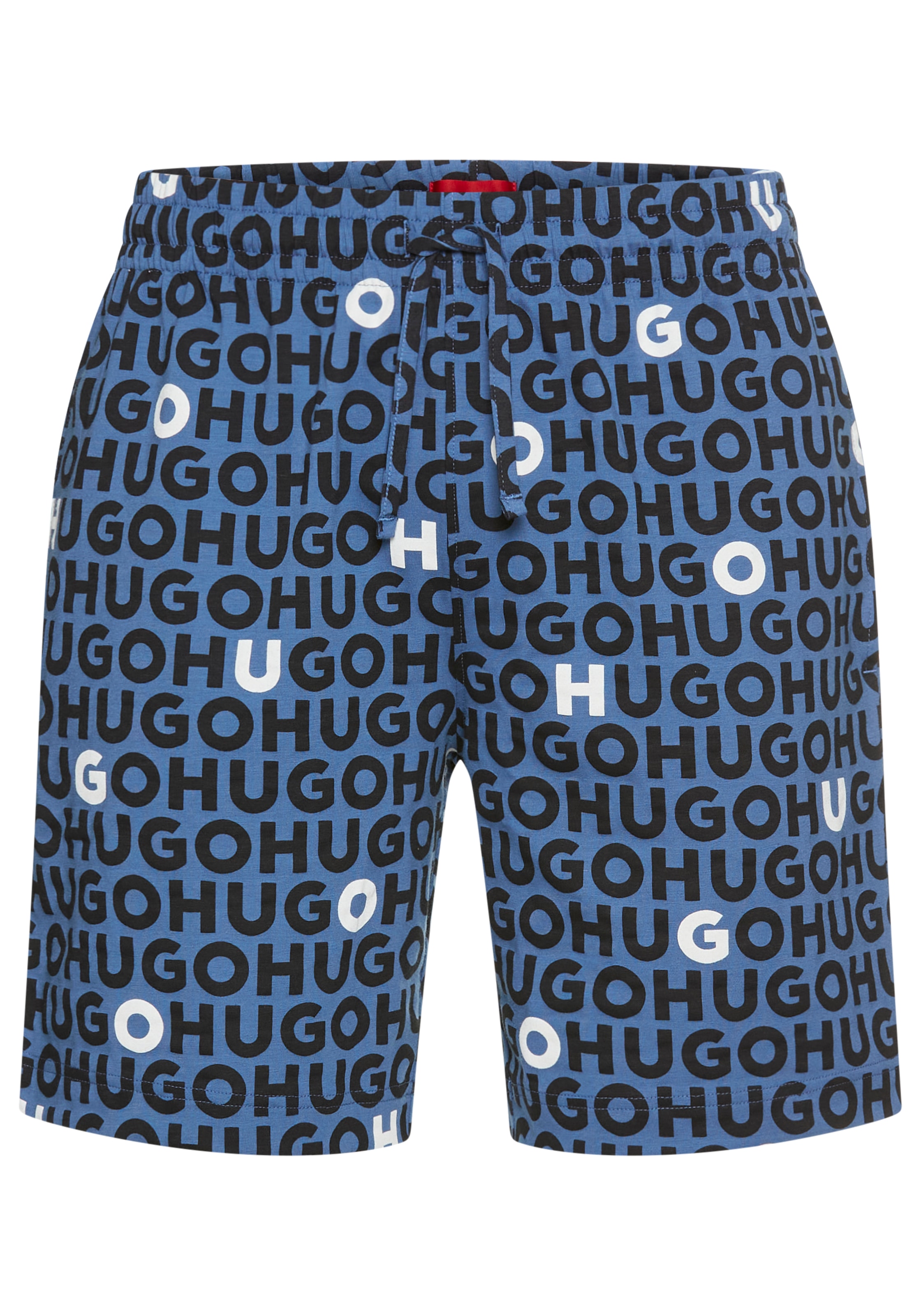 HUGO Underwear Schlafshorts »TORTUGA«, Allover Print, Straight, elastischer Bund