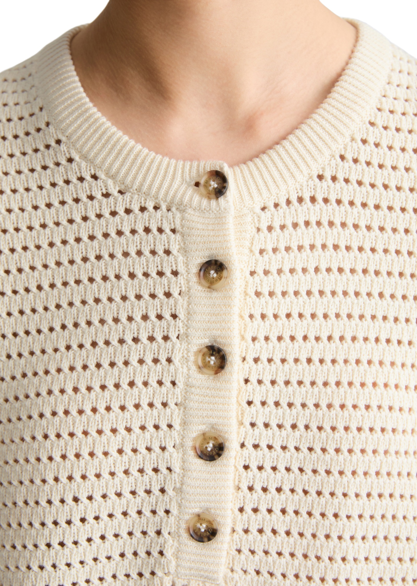 Marc O'Polo DENIM Strickpullover »aus Organic Cotton«