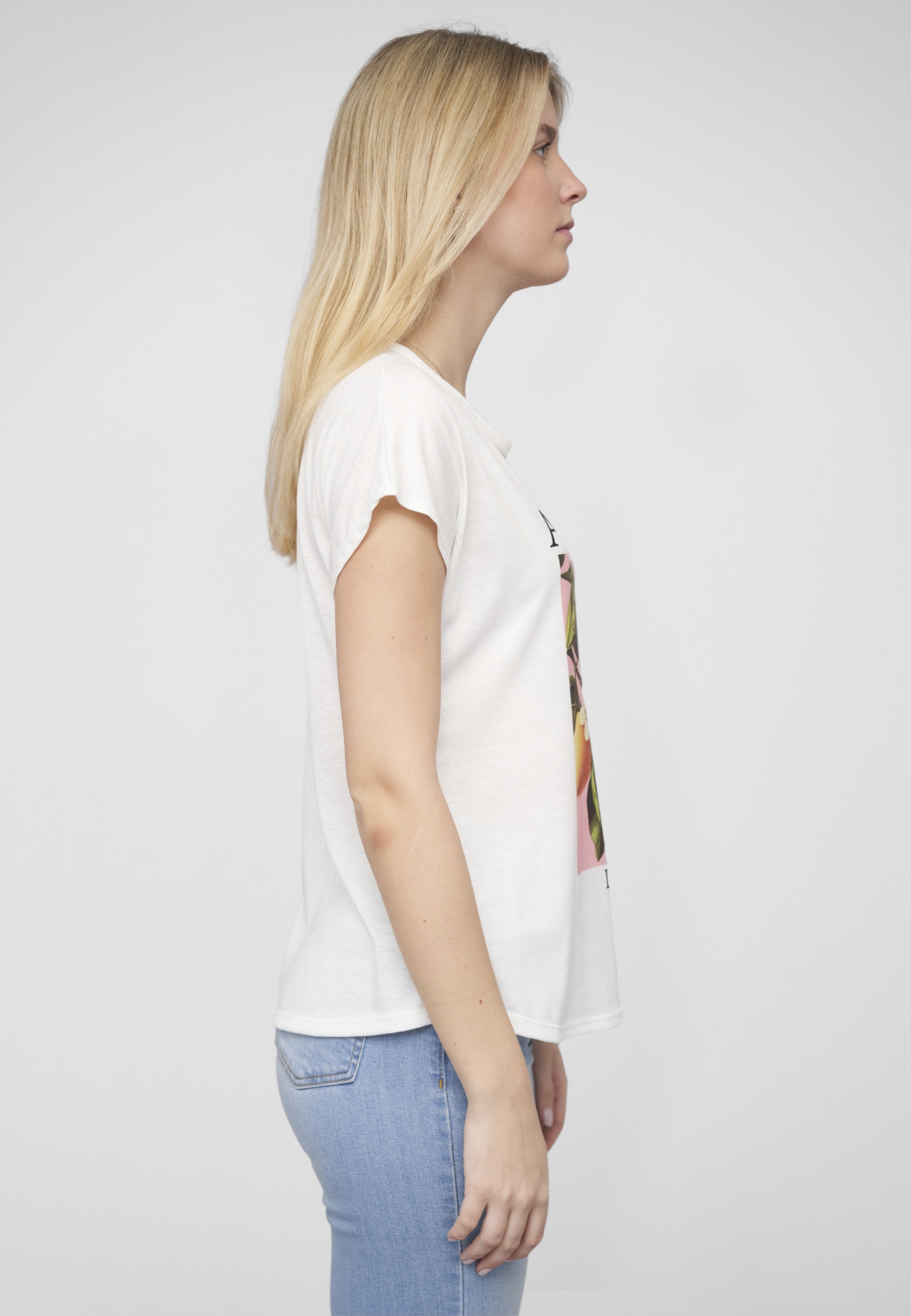 CLOUD 5IVE T-Shirt »CLOUD 5IVE Cloud 5ive T-Shirt Lemon Print white« 1 Stk.