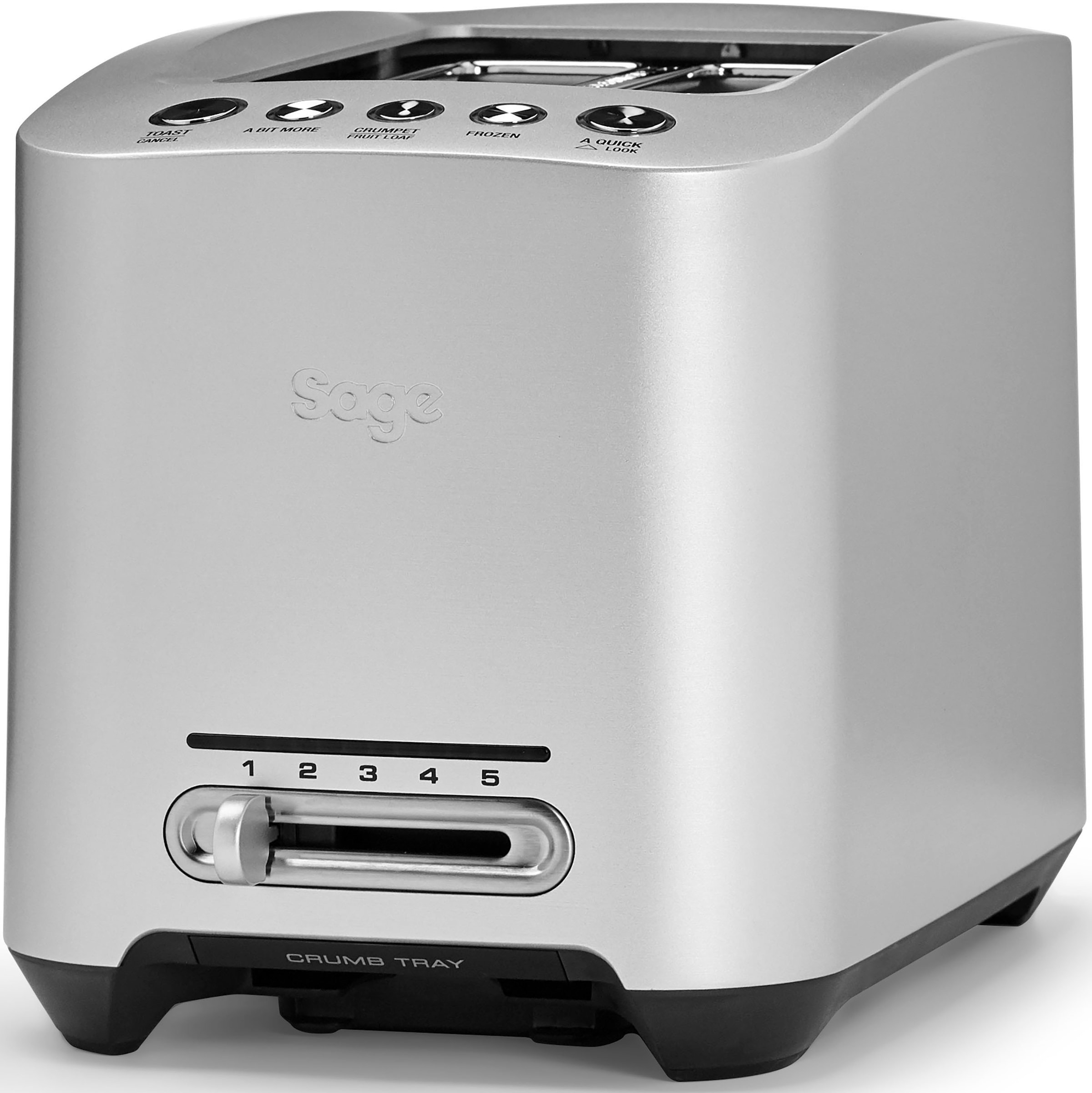 Sage Toaster "the Smart Toast, STA825BAL", 2 kurze Schlitze, 1000 W